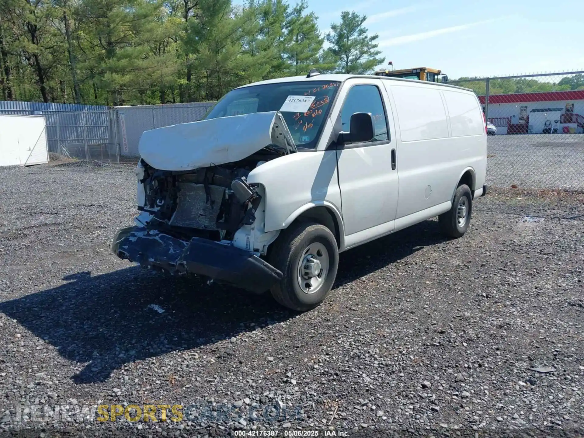 2 Photograph of a damaged car 1GCWGAFP0P1254926 CHEVROLET EXPRESS CARGO 2023