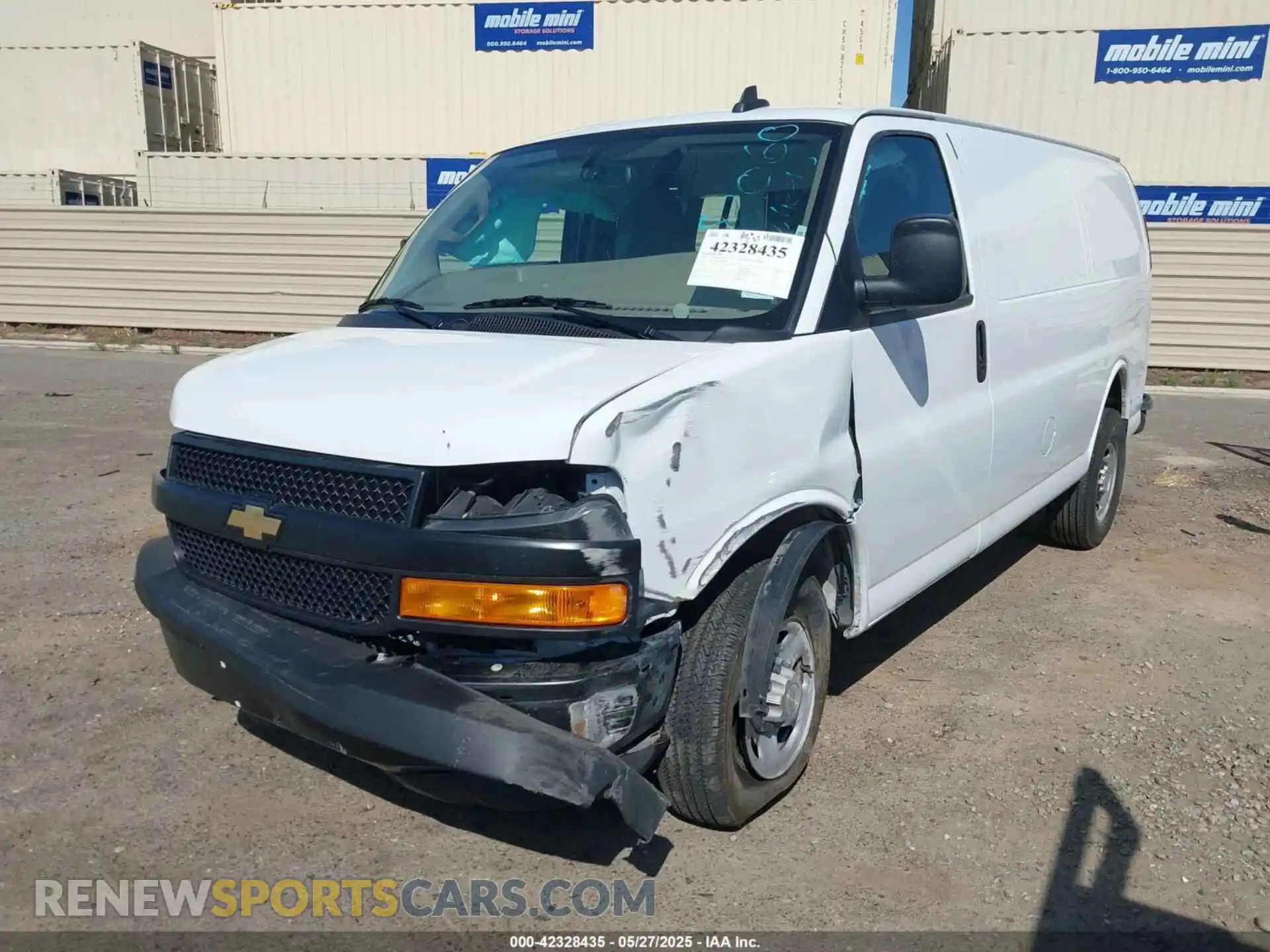 2 Photograph of a damaged car 1GCWGAFP2P1109998 CHEVROLET EXPRESS CARGO 2023