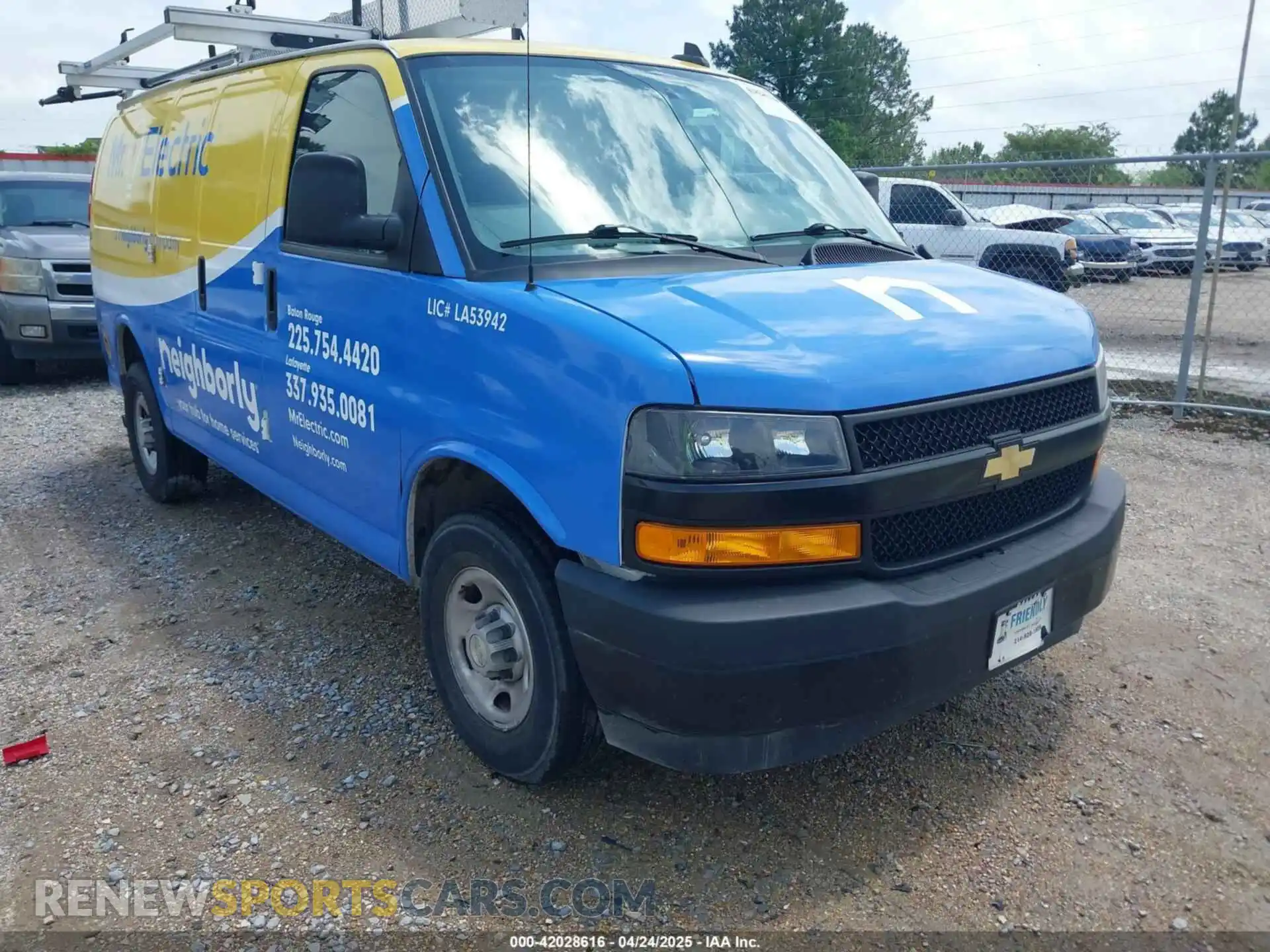 1 Photograph of a damaged car 1GCWGAFP2P1212693 CHEVROLET EXPRESS CARGO 2023
