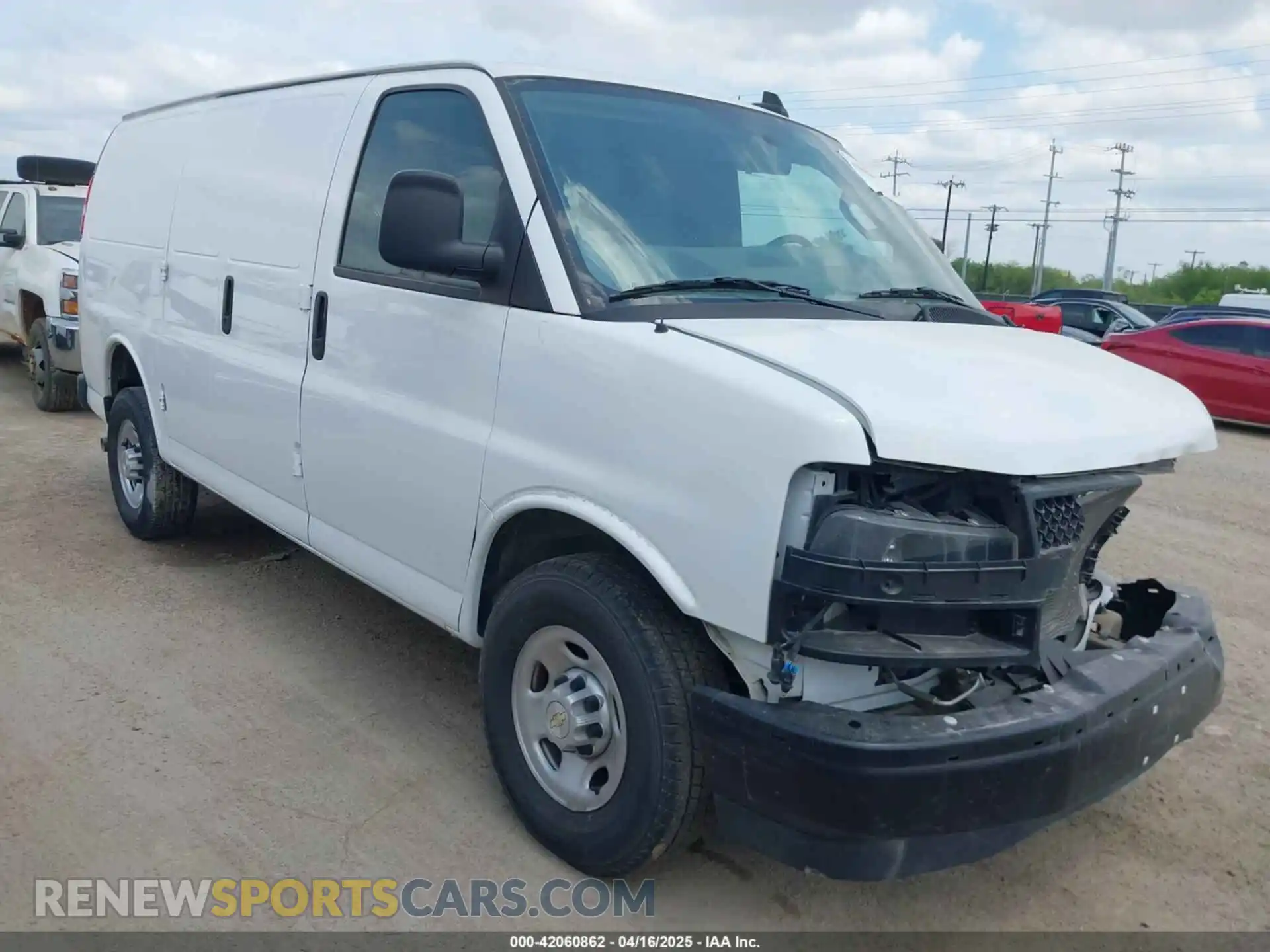 1 Photograph of a damaged car 1GCWGAFP5P1192004 CHEVROLET EXPRESS CARGO 2023