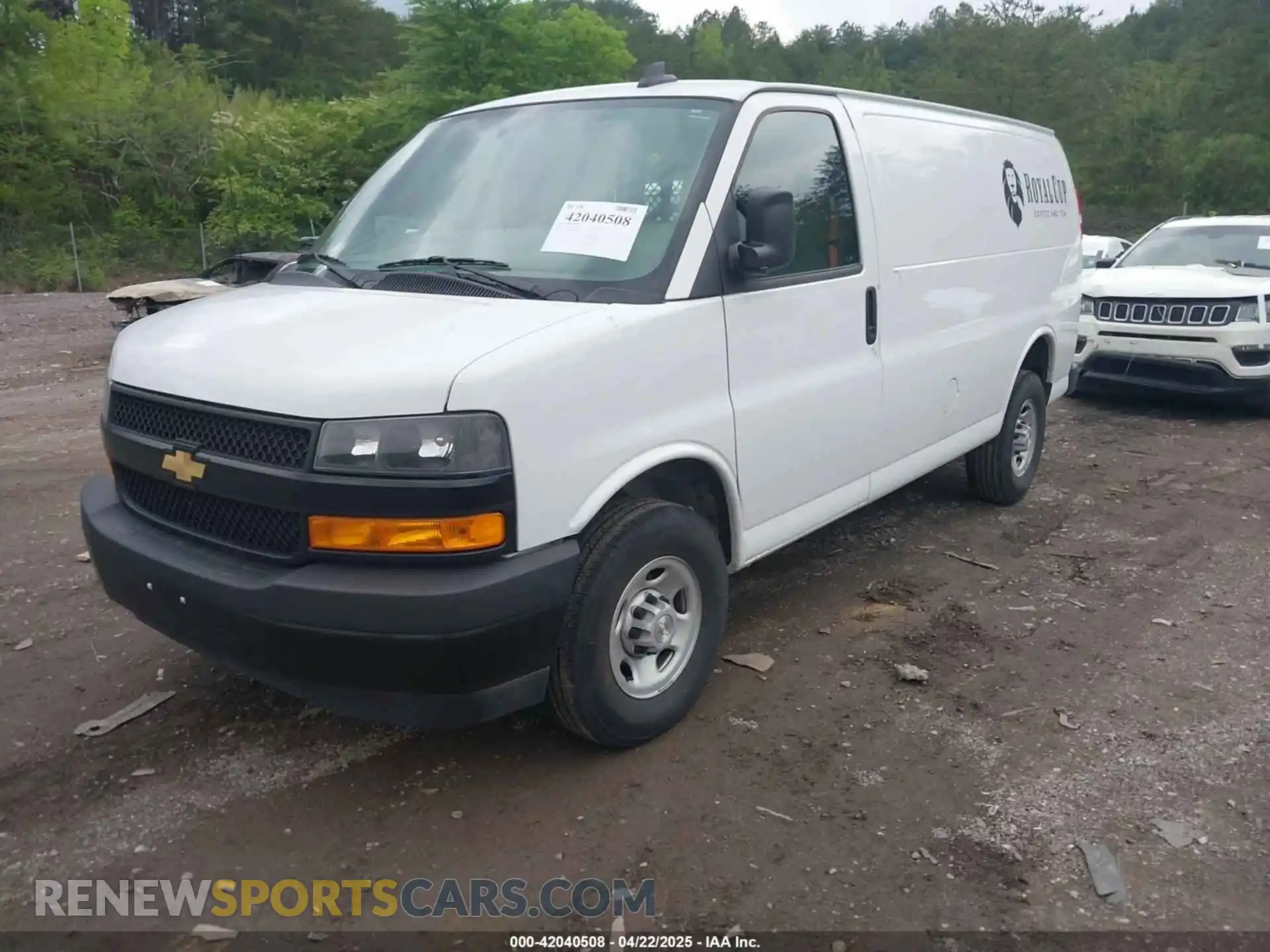 2 Photograph of a damaged car 1GCWGAFP8P1259579 CHEVROLET EXPRESS CARGO 2023