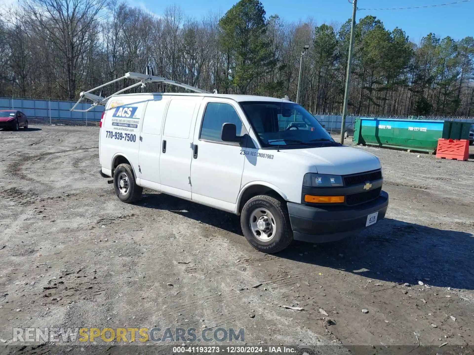 1 Photograph of a damaged car 1GCWGAFPXP1102376 CHEVROLET EXPRESS CARGO 2023