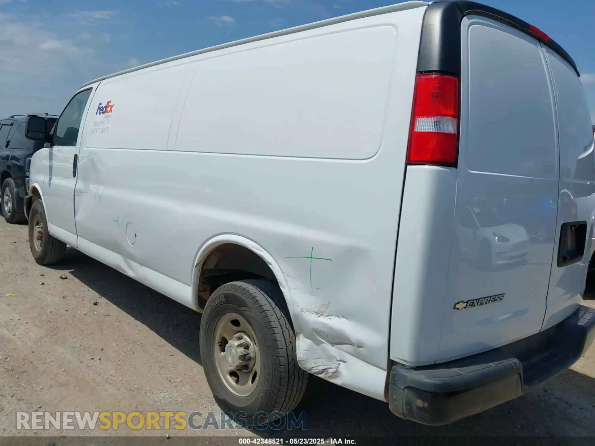 3 Photograph of a damaged car 1GCWGBFP0P1180994 CHEVROLET EXPRESS CARGO 2023