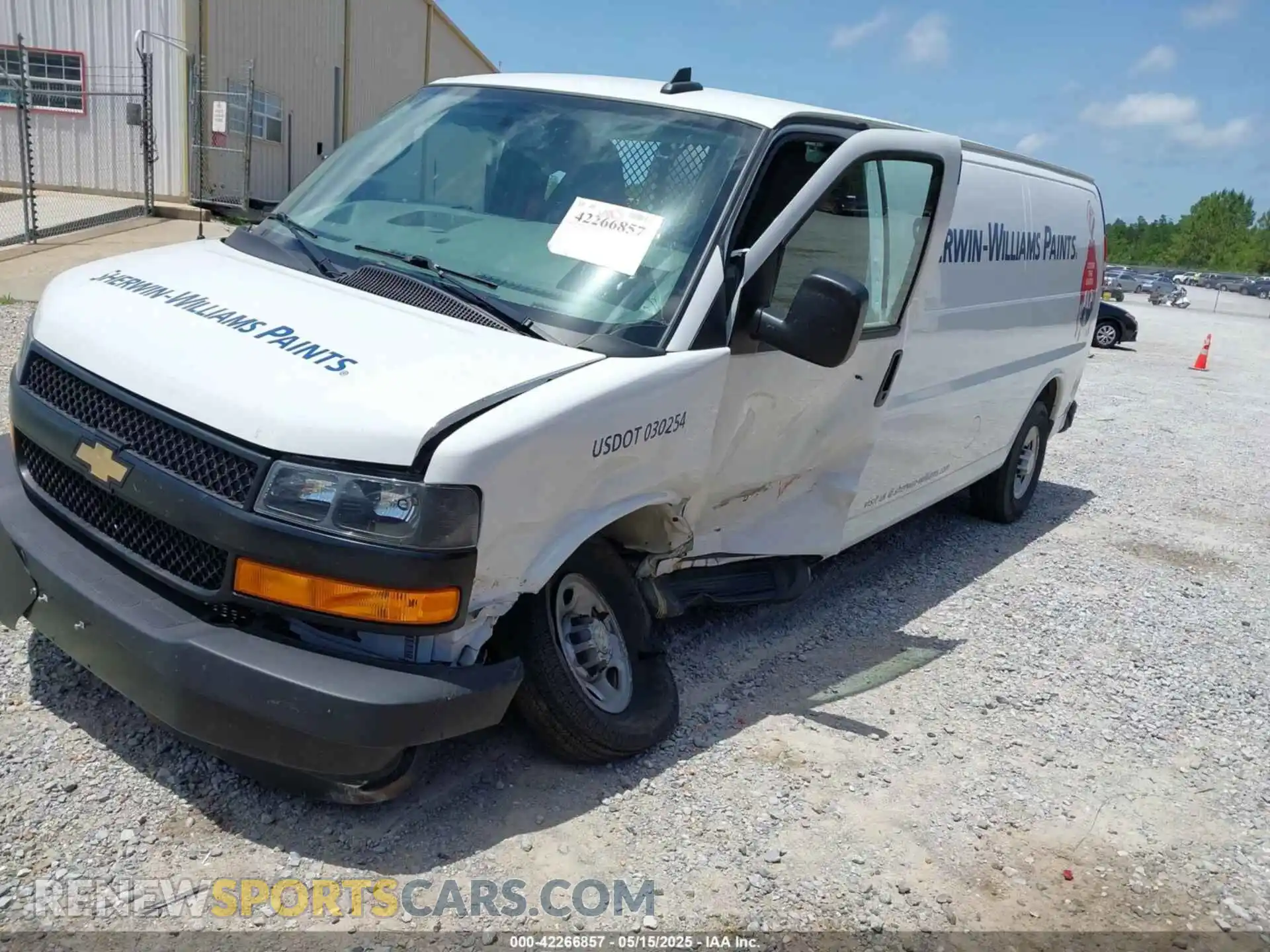 2 Photograph of a damaged car 1GCWGBFP3P1243103 CHEVROLET EXPRESS CARGO 2023