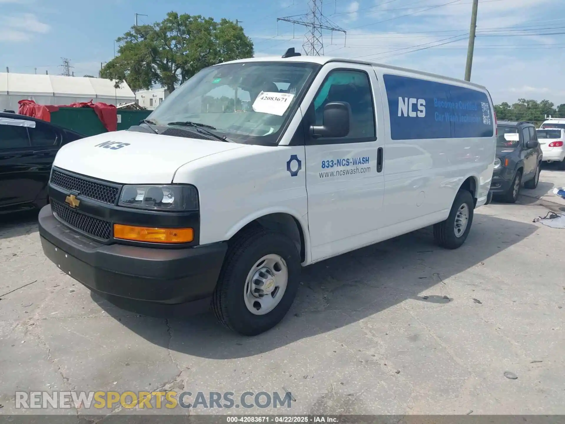 2 Photograph of a damaged car 1GCWGAF72R1195073 CHEVROLET EXPRESS CARGO 2024