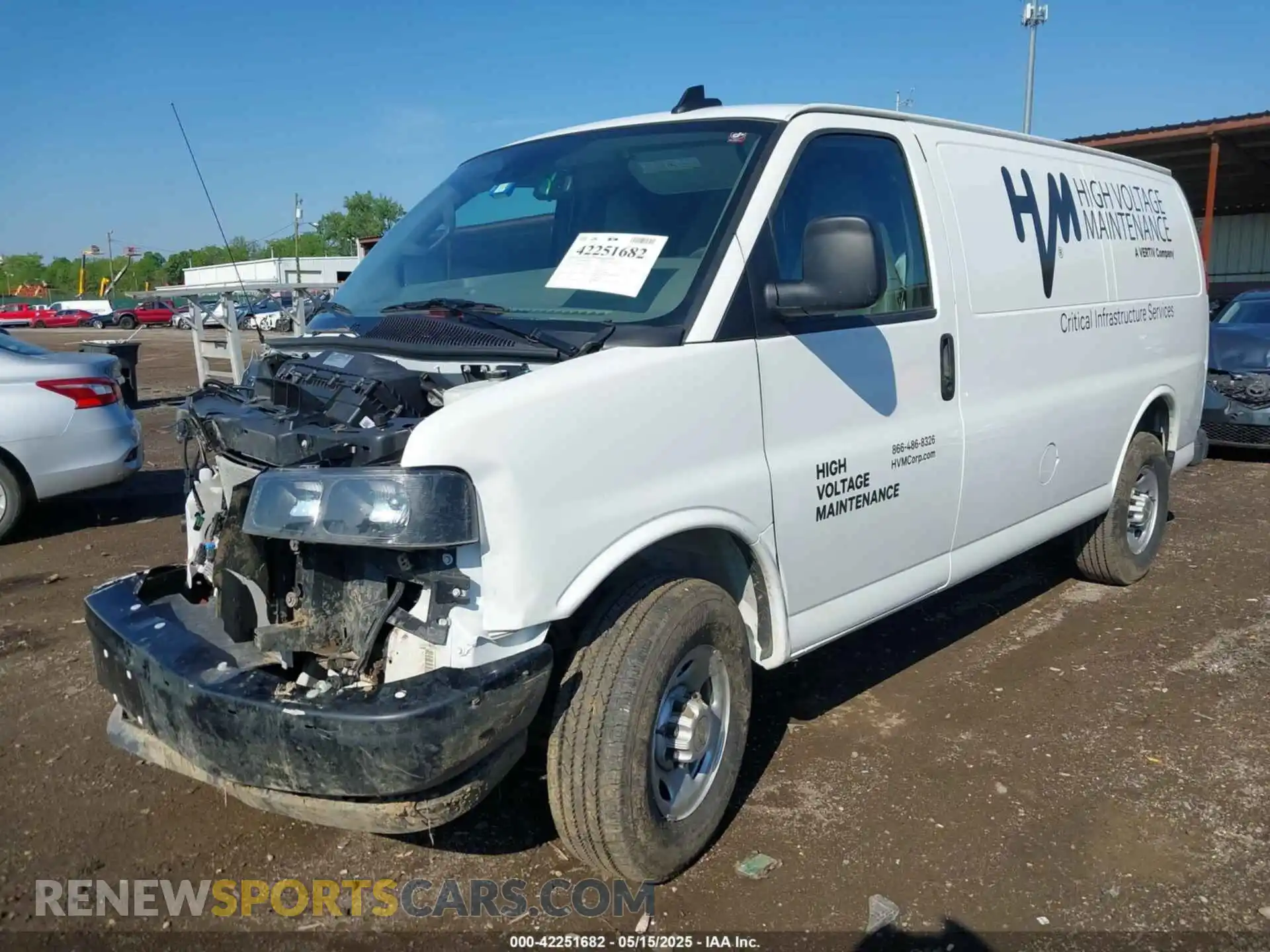 2 Photograph of a damaged car 1GCWGAFP0R1250412 CHEVROLET EXPRESS CARGO 2024
