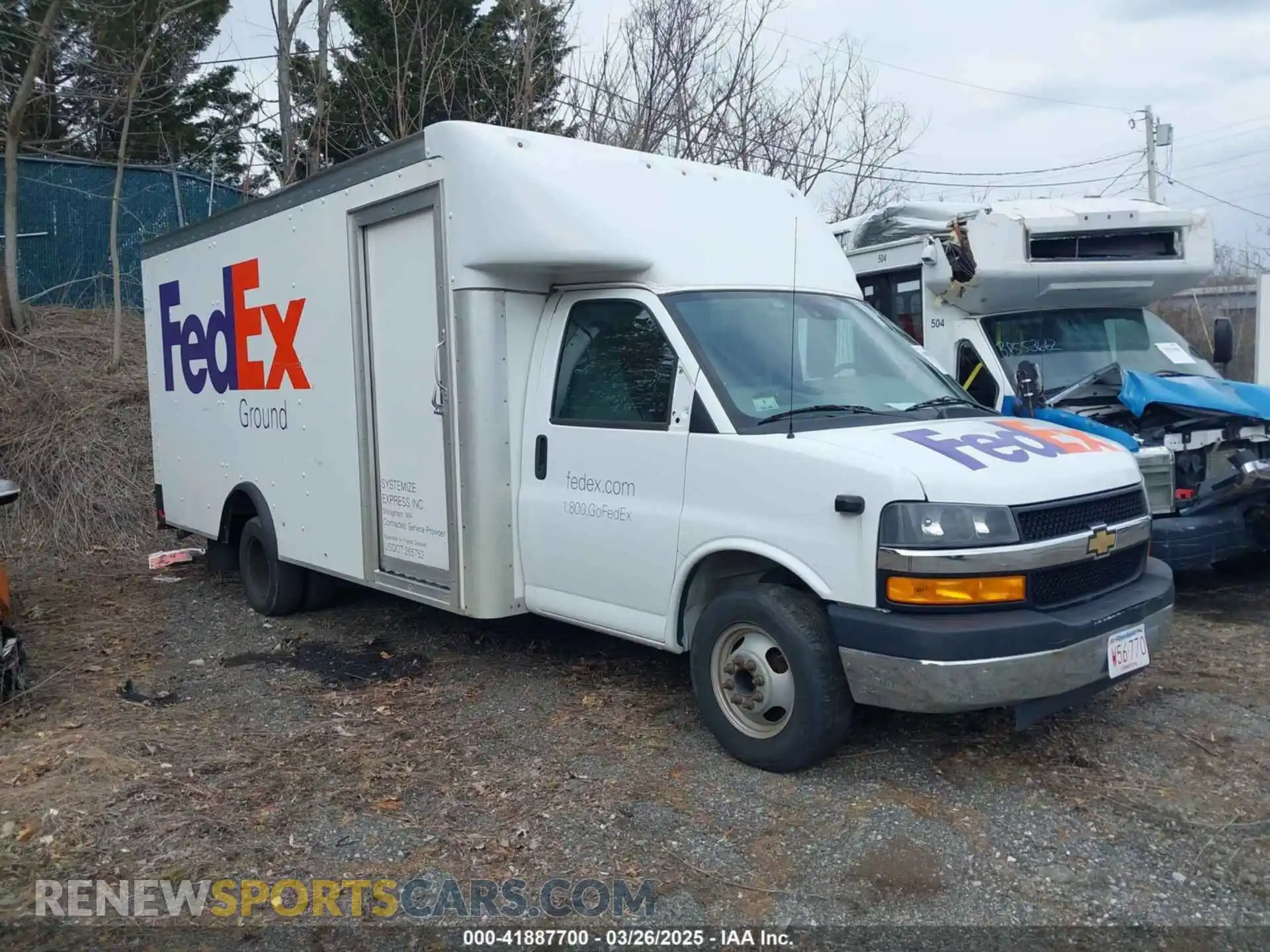 1 Photograph of a damaged car 1HA3GTC7XMN001552 CHEVROLET EXPRESS CUTAWAY 2021