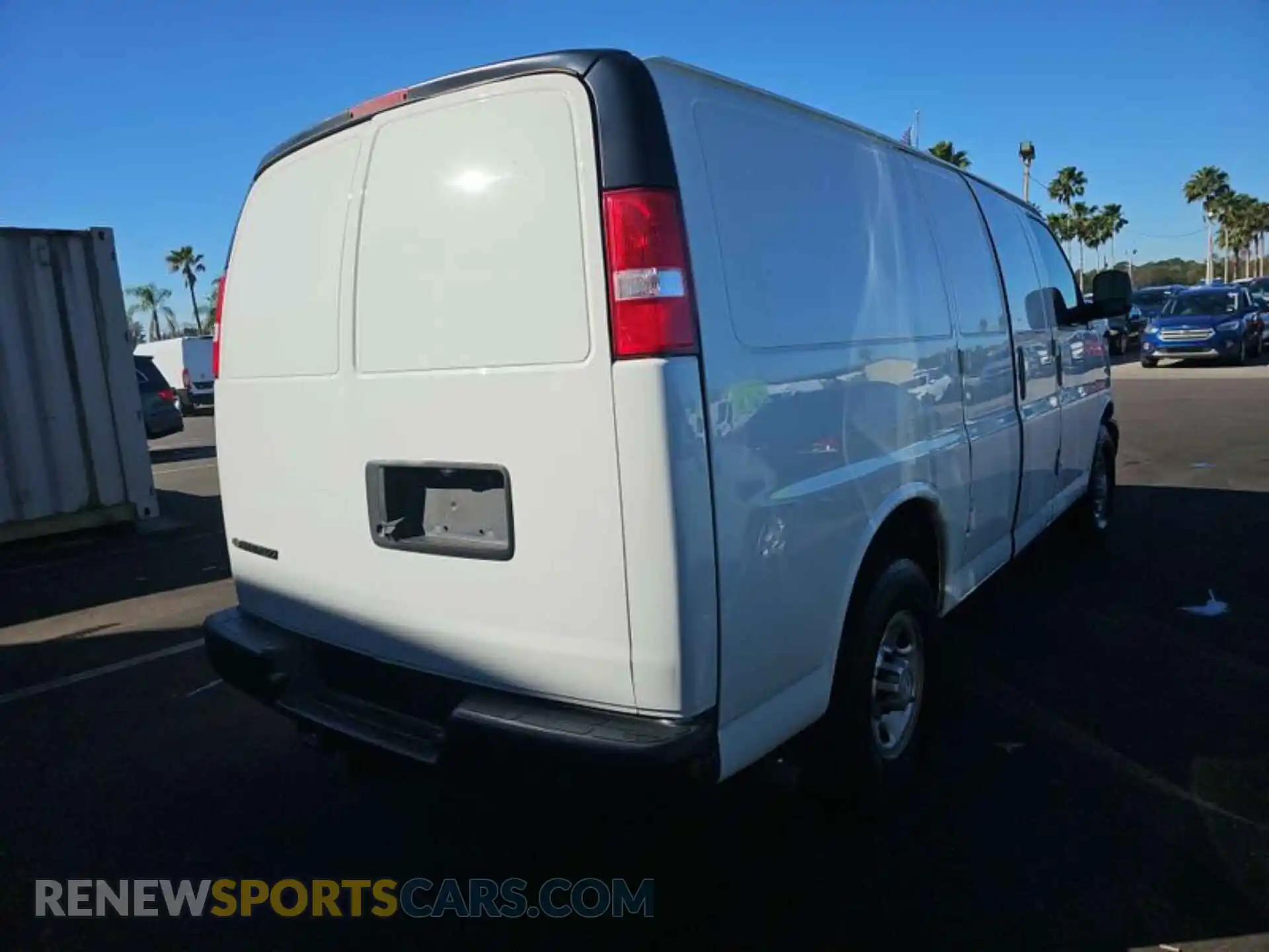 2 Photograph of a damaged car 1GCWGAFP0K1248021 CHEVROLET EXPRESS G2500 2019