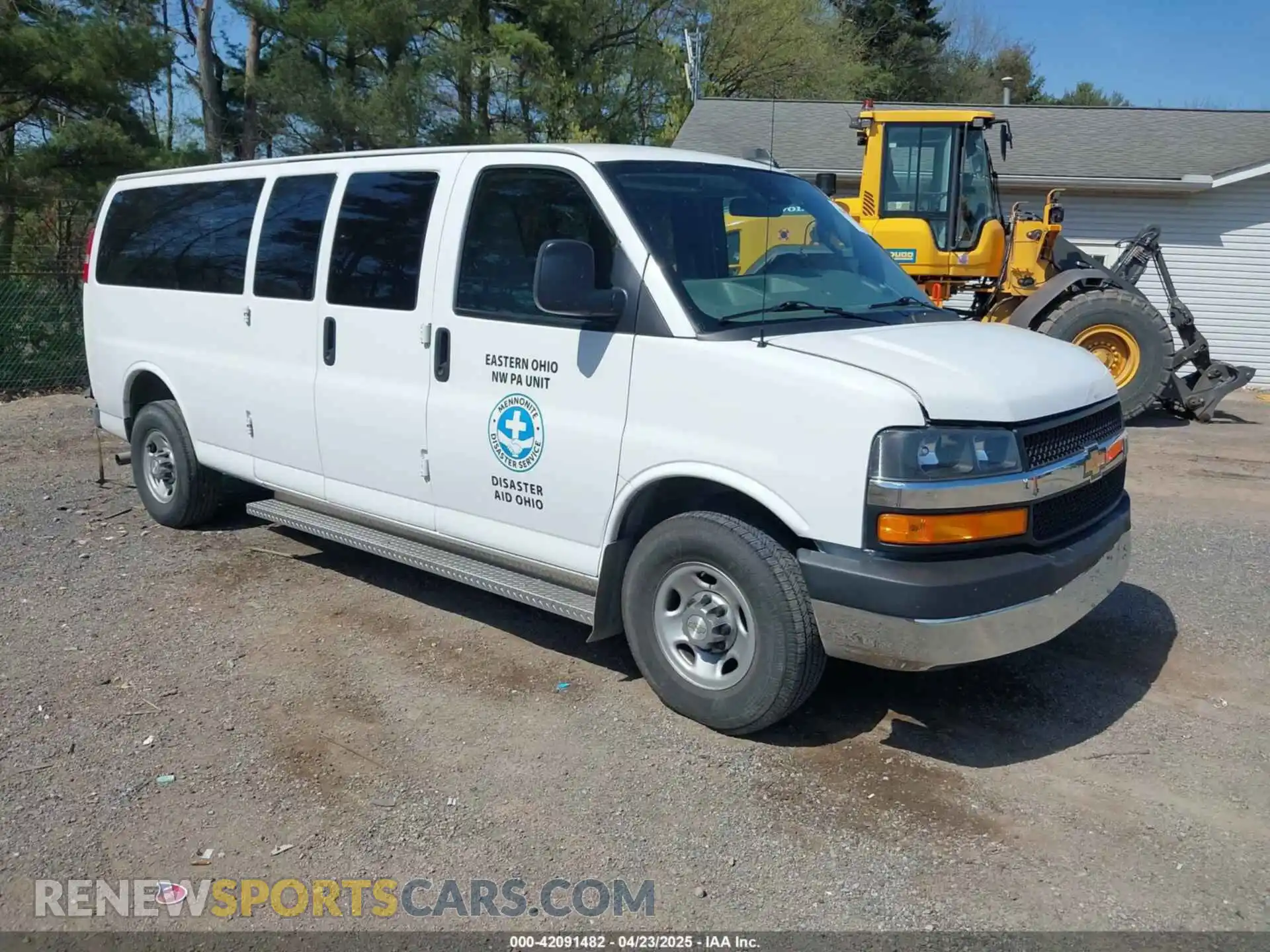 1 Photograph of a damaged car 1GAZGPF79M1309779 CHEVROLET EXPRESS PASSENGER 2021