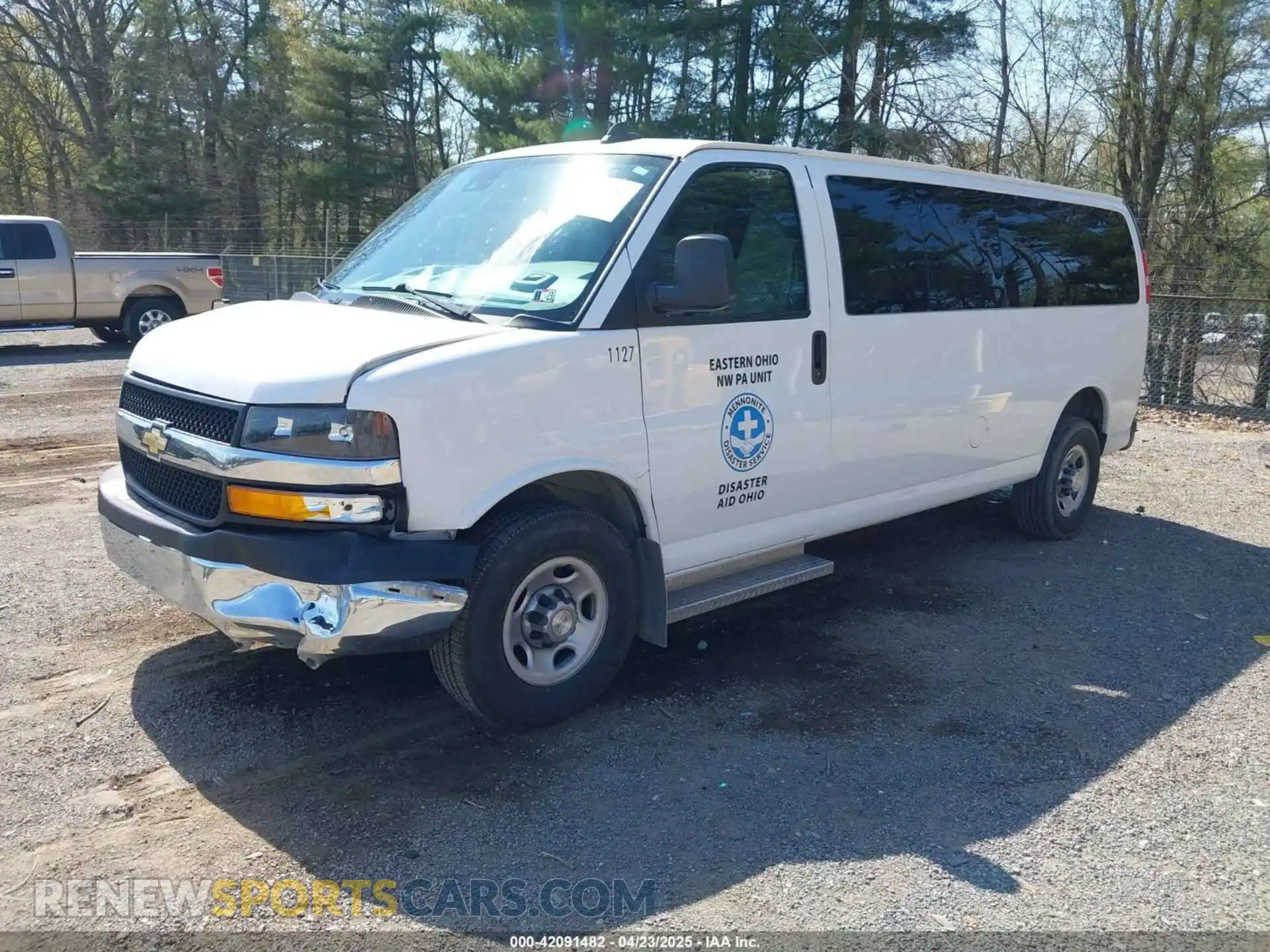 2 Photograph of a damaged car 1GAZGPF79M1309779 CHEVROLET EXPRESS PASSENGER 2021