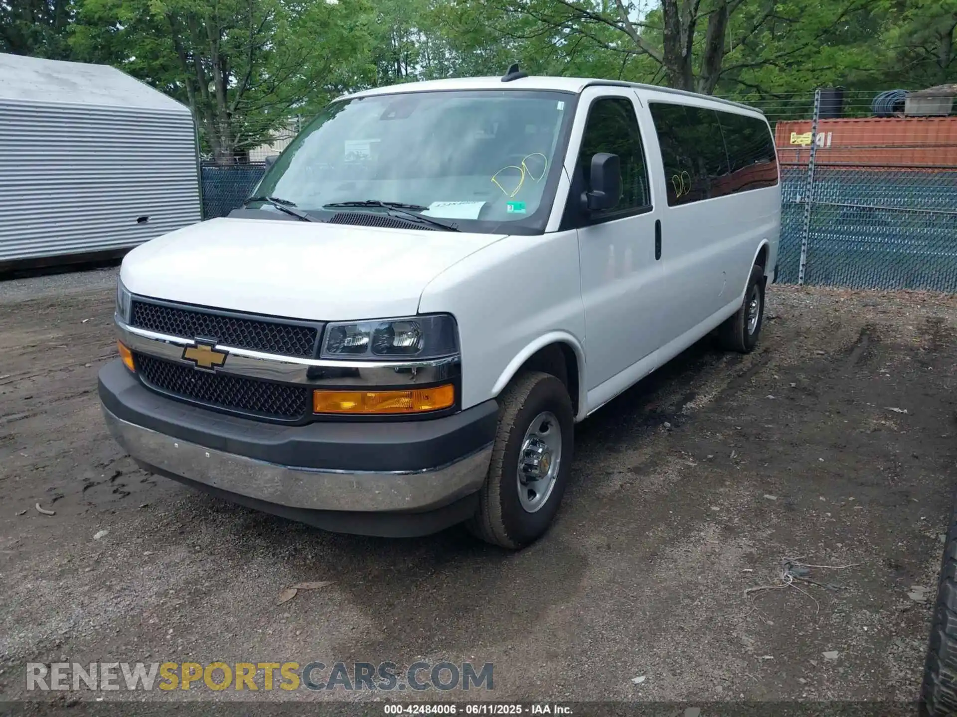 2 Photograph of a damaged car 1GAZGPF72S1152397 CHEVROLET EXPRESS PASSENGER 2025