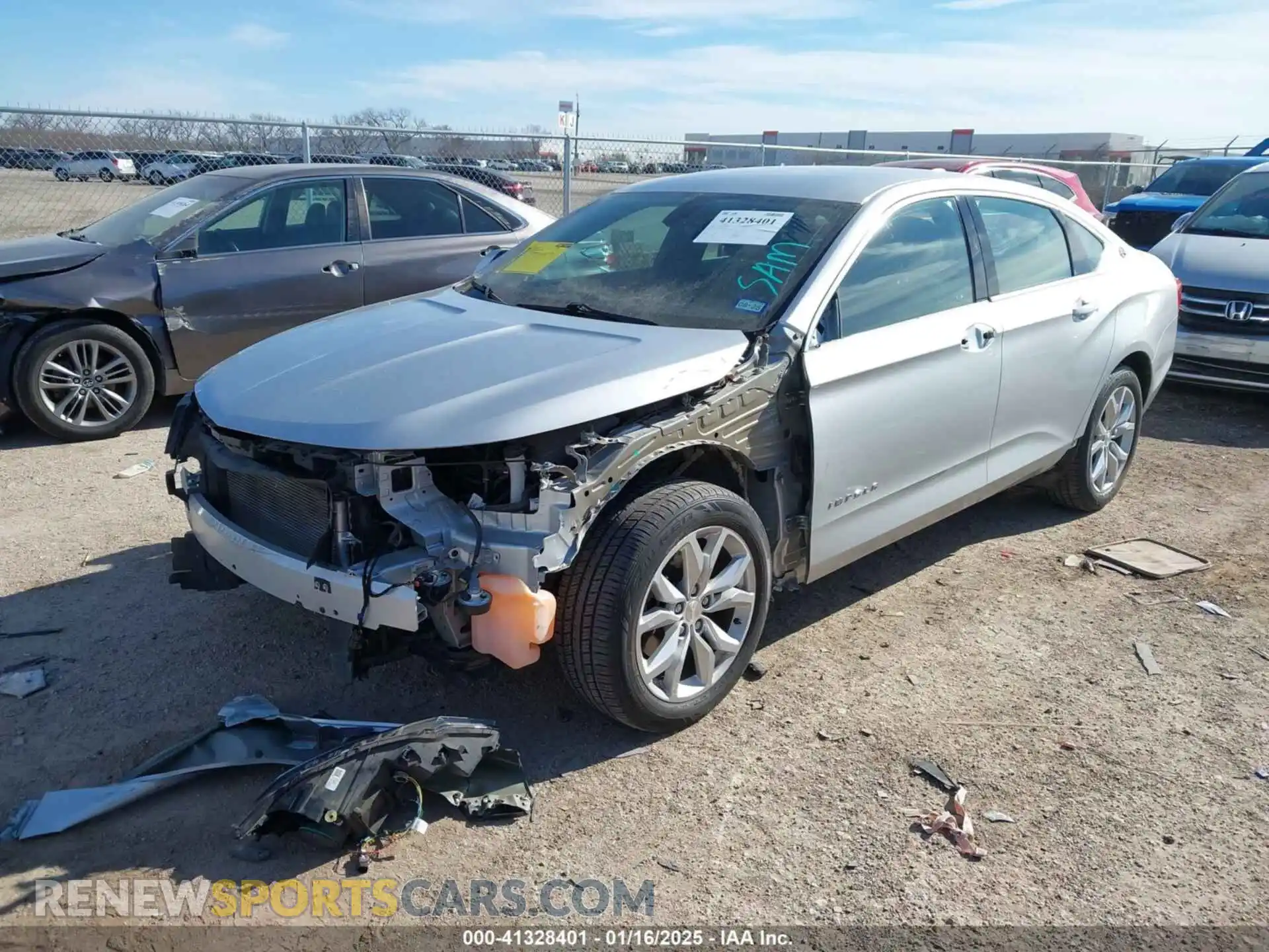 2 Photograph of a damaged car 2G11Z5S39K9119293 CHEVROLET IMPALA 2019