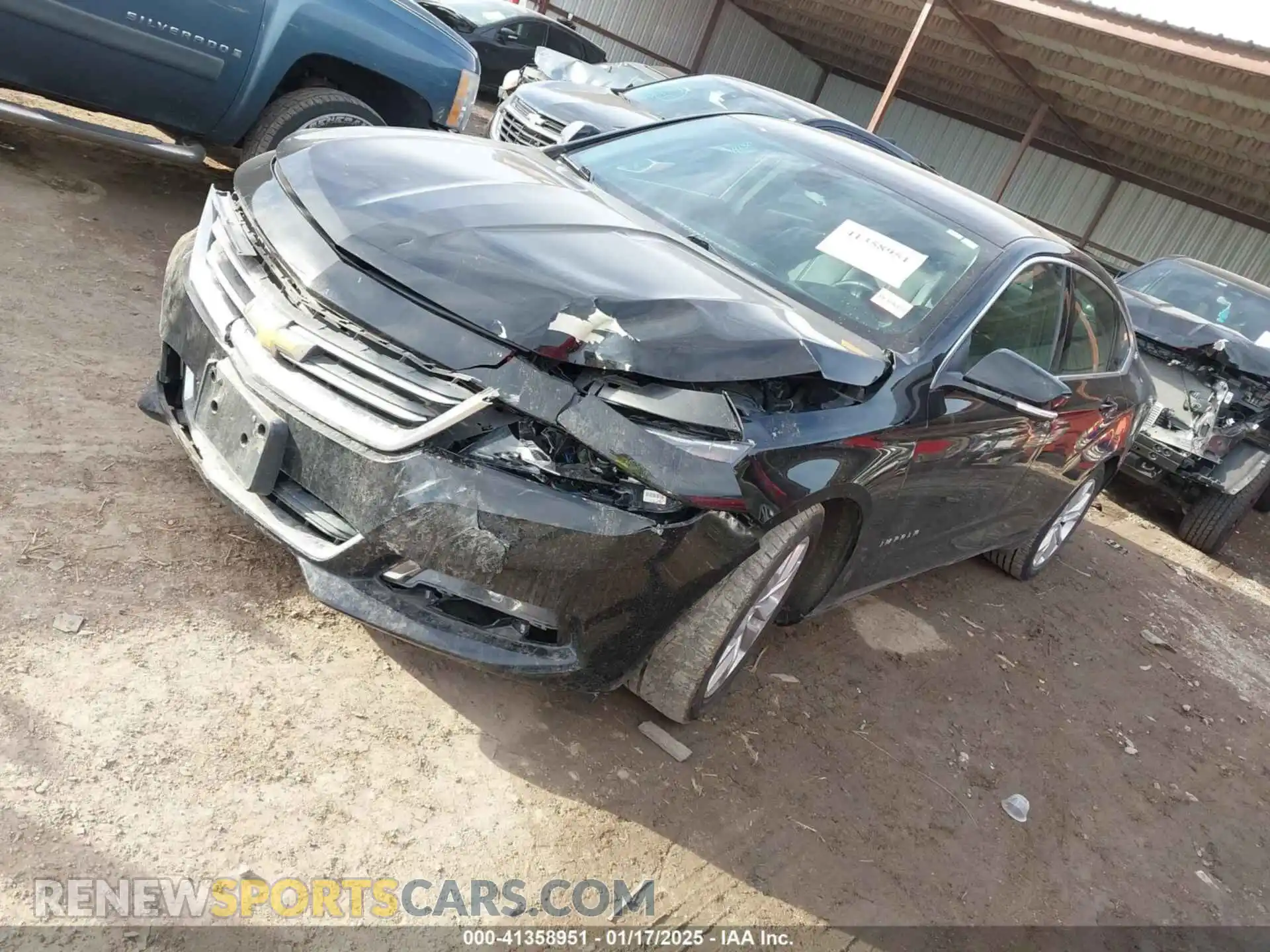 2 Photograph of a damaged car 2G11Z5SA1K9133722 CHEVROLET IMPALA 2019