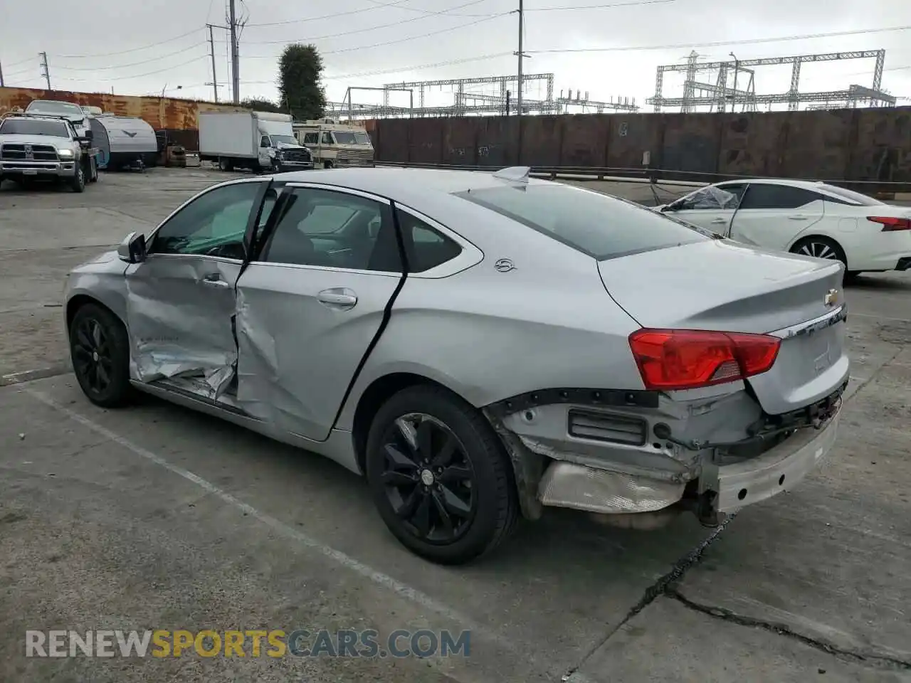 2 Photograph of a damaged car 2G11Z5SA9K9124072 CHEVROLET IMPALA 2019