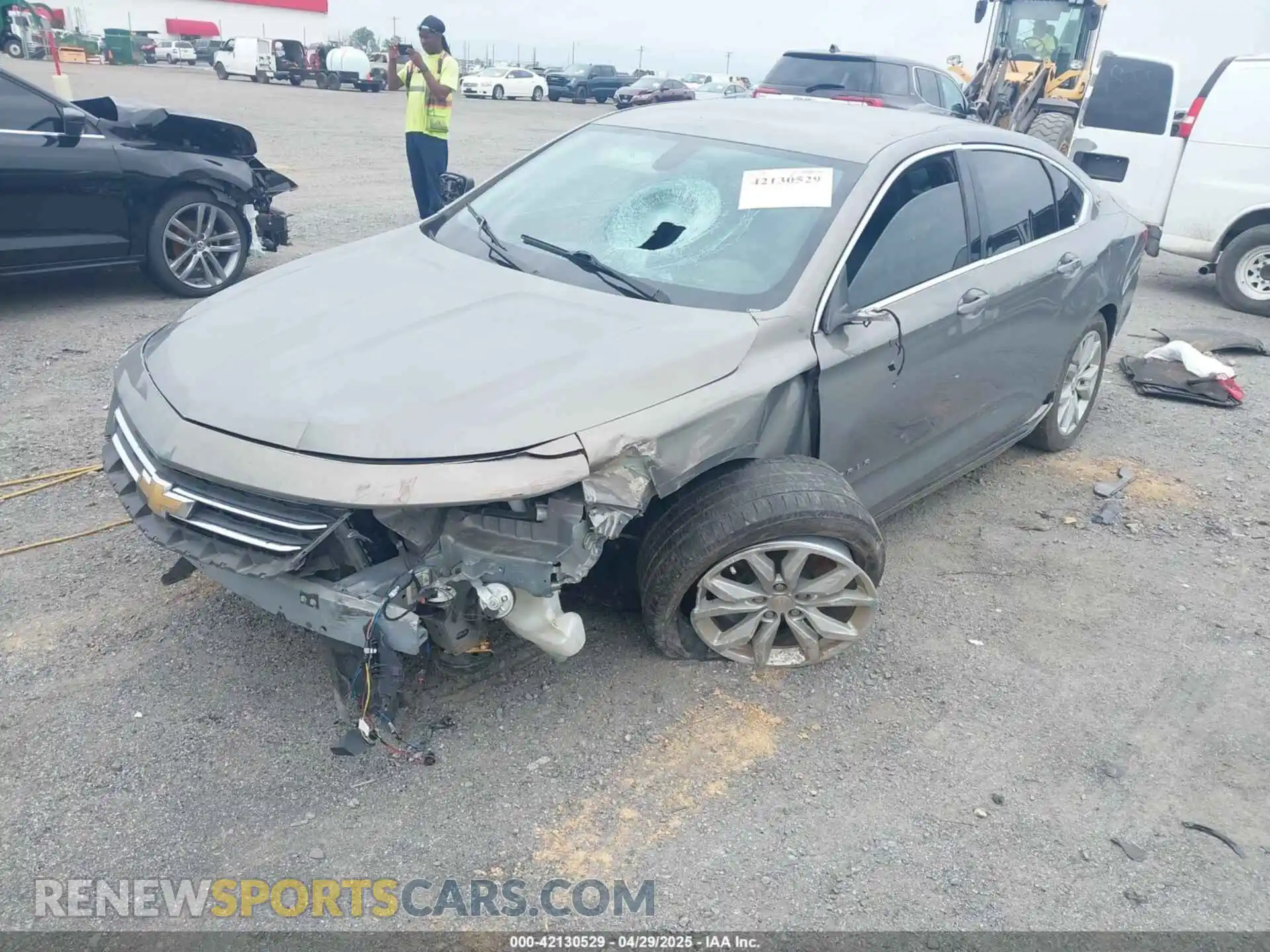 2 Photograph of a damaged car 2G11Z5SA9K9144063 CHEVROLET IMPALA 2019