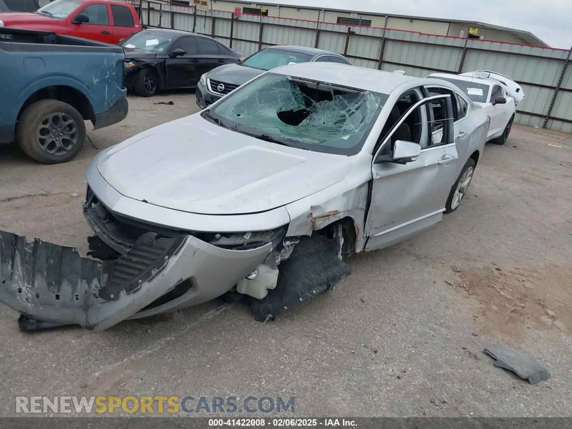 2 Photograph of a damaged car 1G1105S30LU108116 CHEVROLET IMPALA 2020