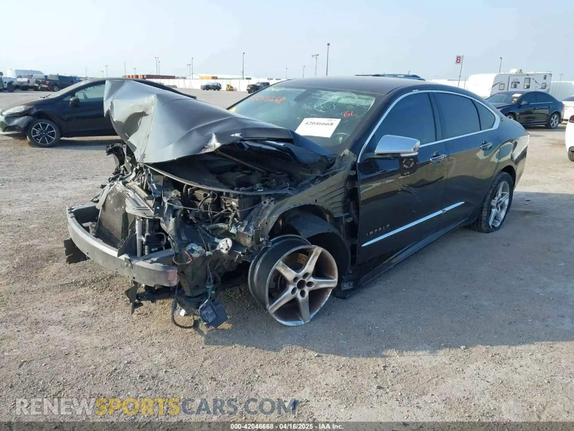 2 Photograph of a damaged car 1G1105S37LU107562 CHEVROLET IMPALA 2020