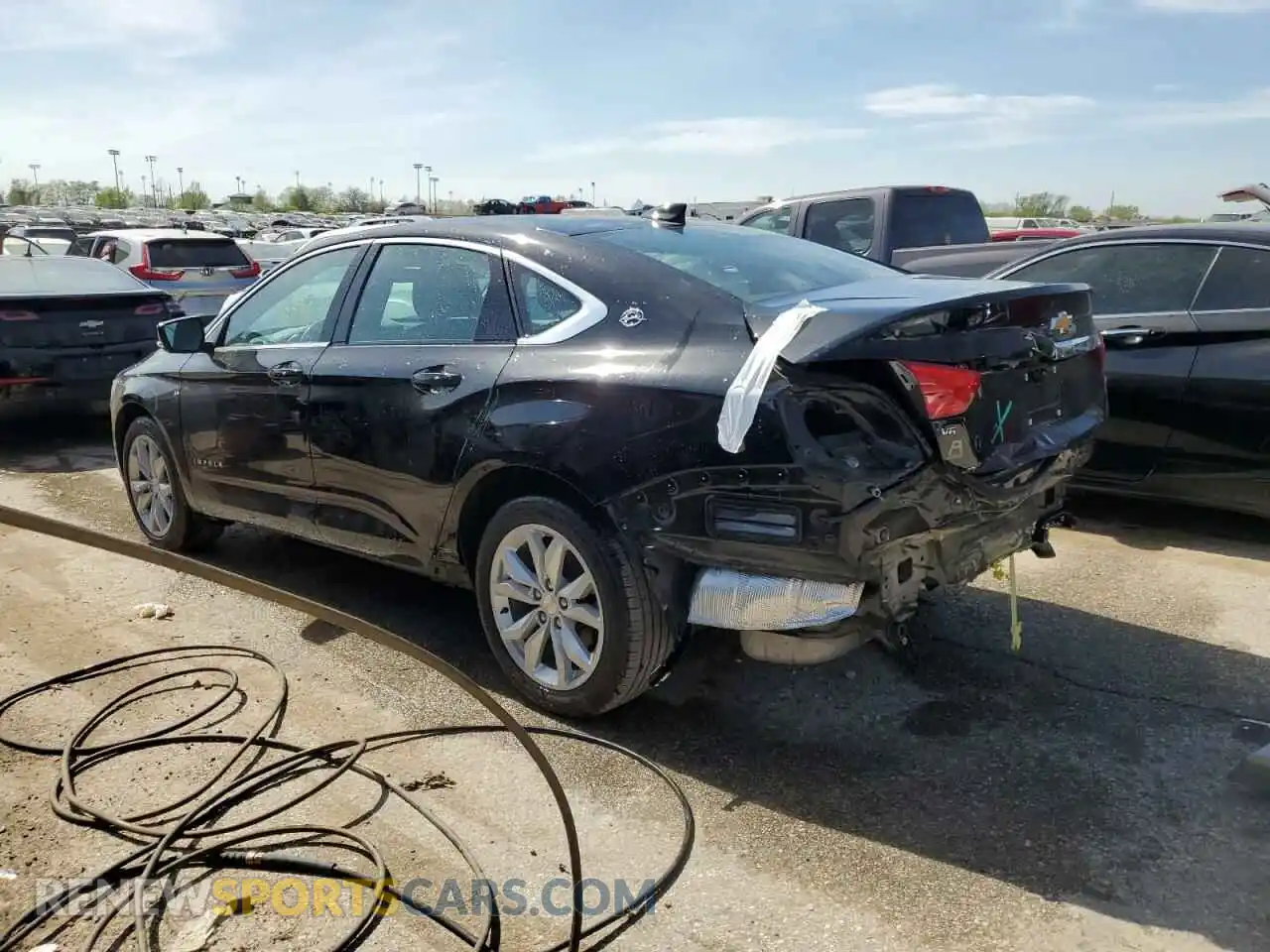2 Photograph of a damaged car 1G11Z5S34LU112143 CHEVROLET IMPALA 2020