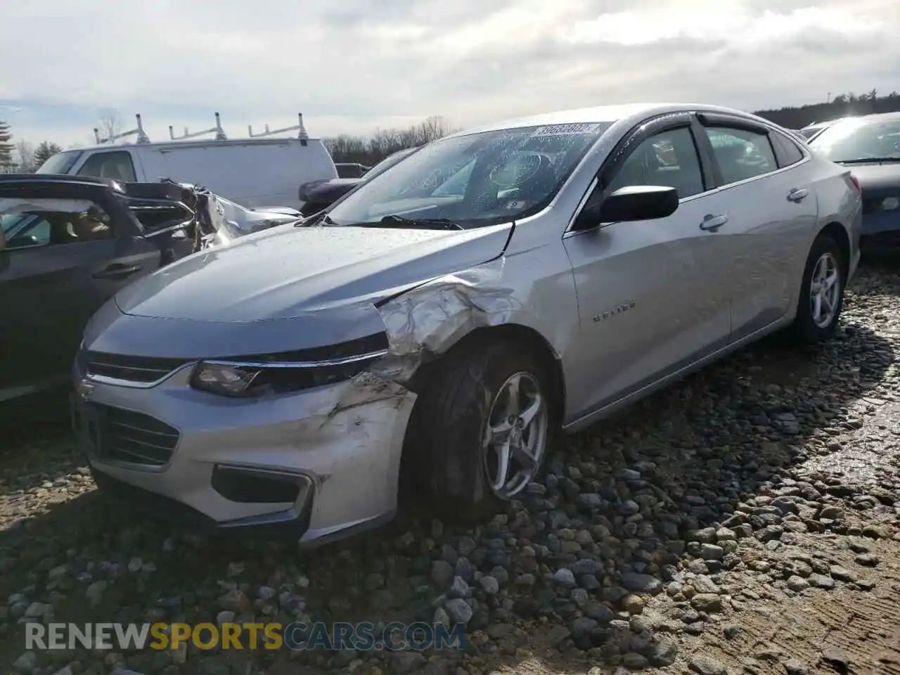 2 Фотография поврежденного автомобиля 1G1ZB5ST9GF335585 CHEVROLET MALIBU 2016