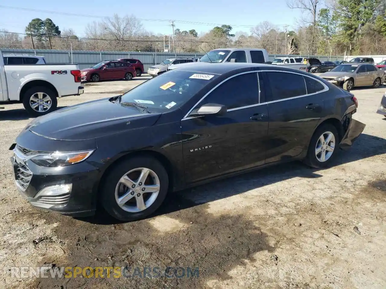 1 Photograph of a damaged car 1G1ZB5ST1KF207110 CHEVROLET MALIBU 2019