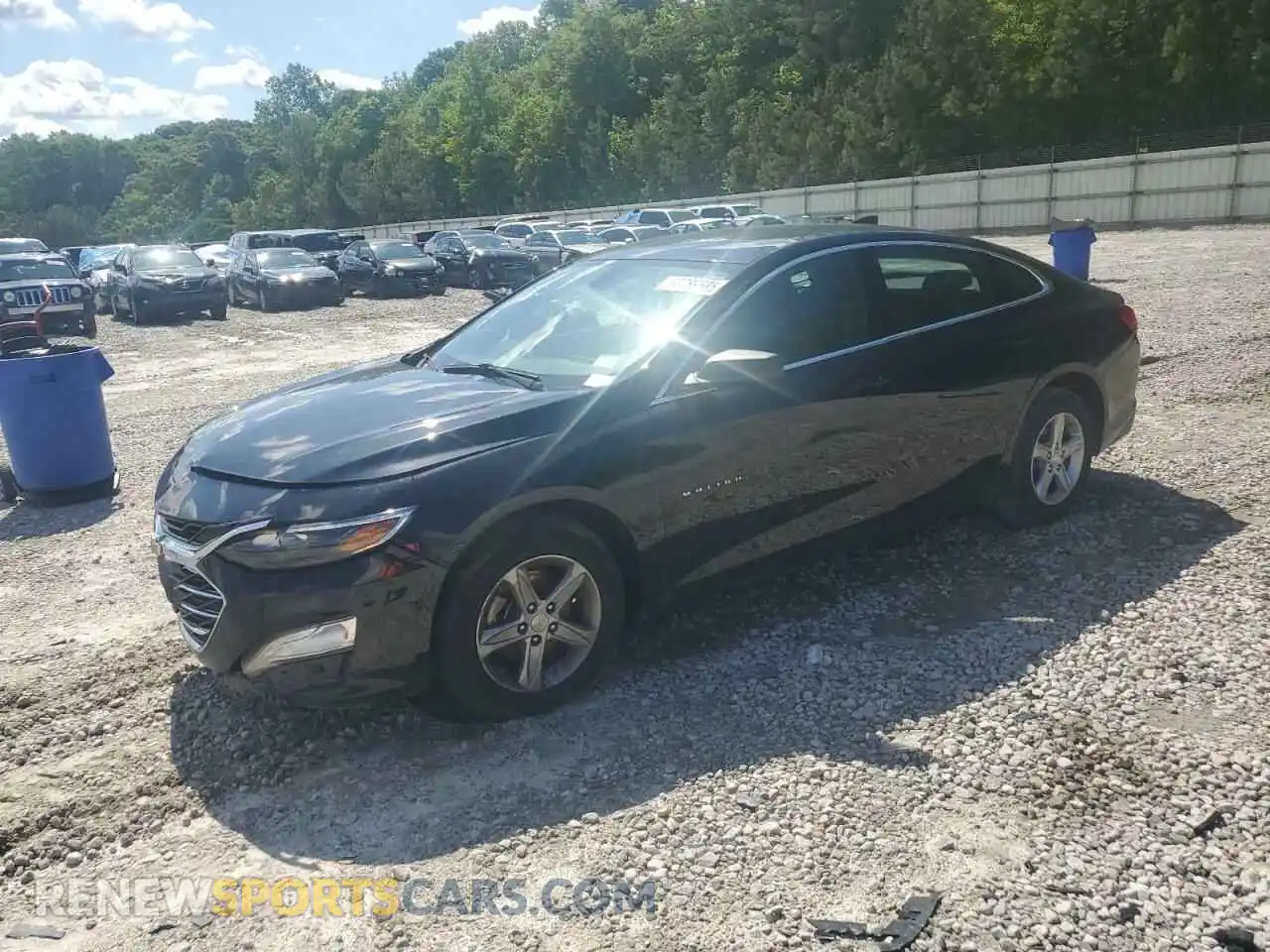 1 Photograph of a damaged car 1G1ZB5ST2KF227835 CHEVROLET MALIBU 2019