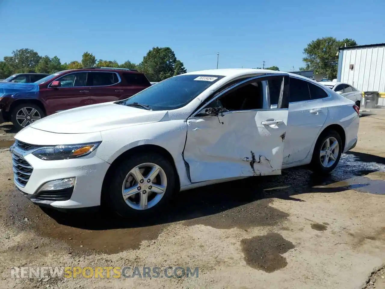 1 Photograph of a damaged car 1G1ZB5ST8KF206357 CHEVROLET MALIBU 2019