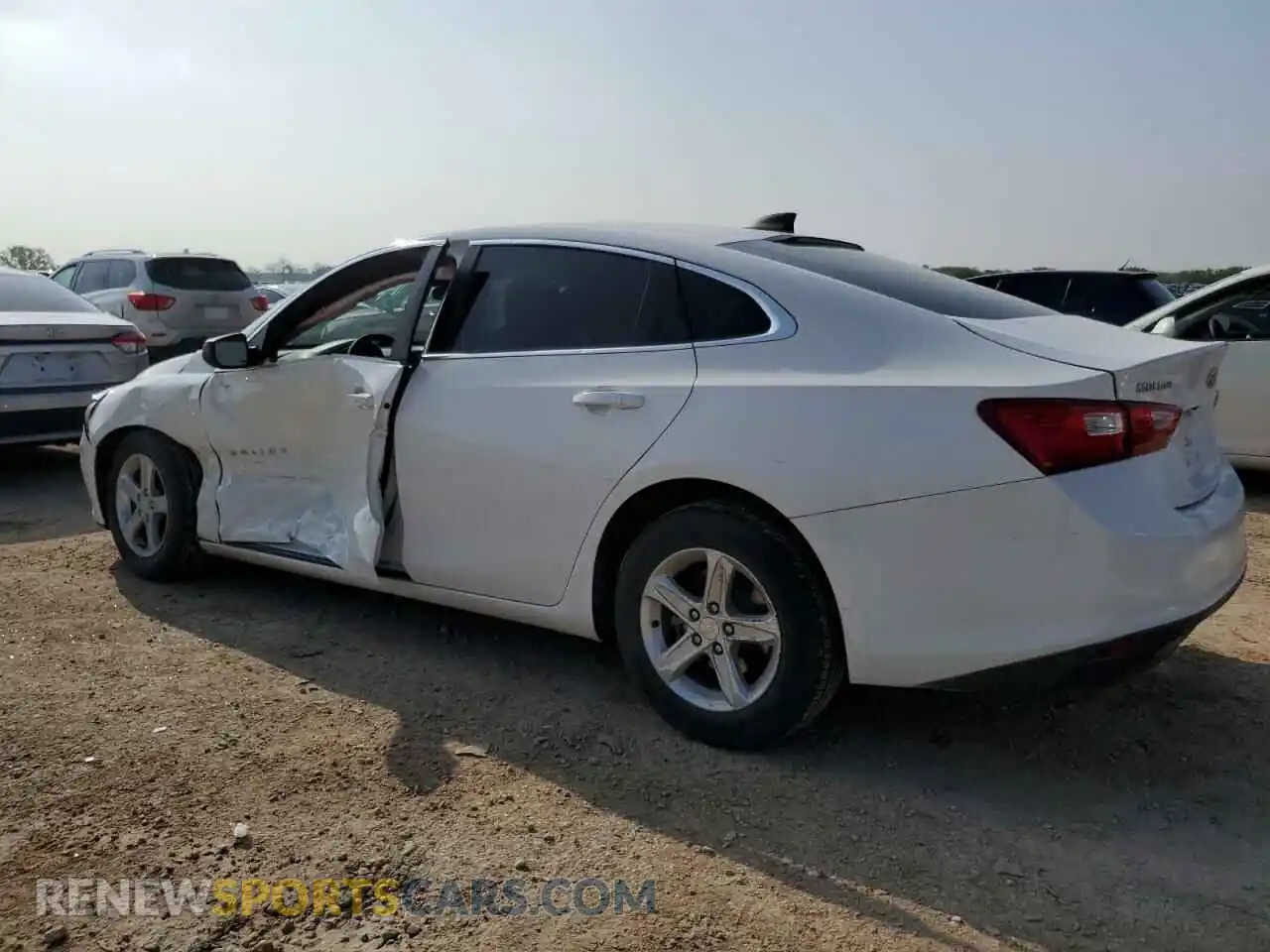2 Photograph of a damaged car 1G1ZC5ST4KF181602 CHEVROLET MALIBU 2019