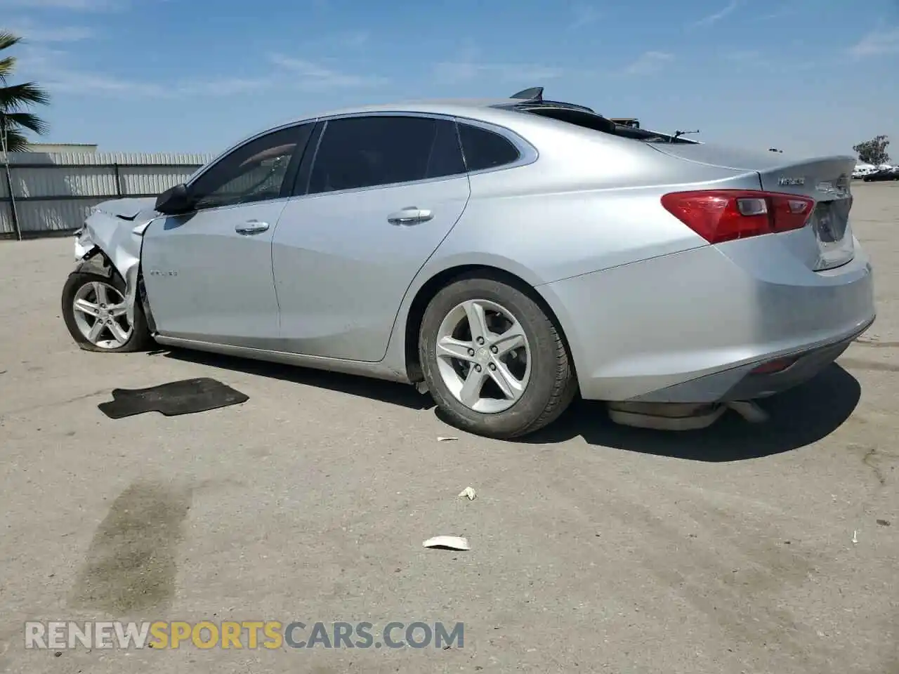 2 Photograph of a damaged car 1G1ZC5ST4KF199100 CHEVROLET MALIBU 2019