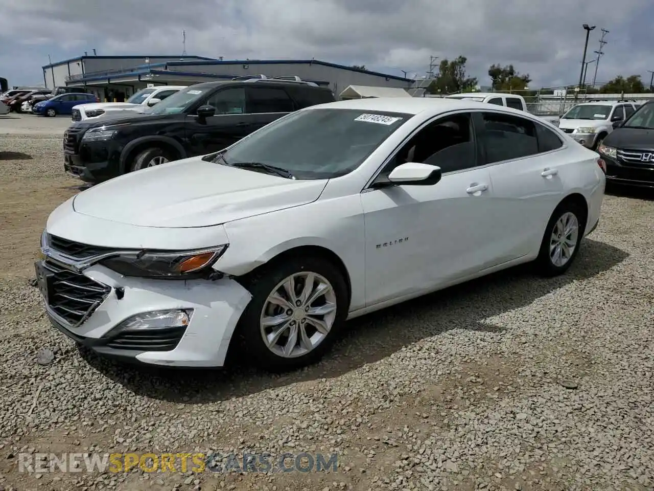 1 Photograph of a damaged car 1G1ZD5ST2KF106989 CHEVROLET MALIBU 2019