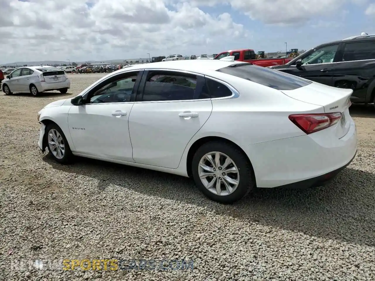 2 Photograph of a damaged car 1G1ZD5ST2KF106989 CHEVROLET MALIBU 2019