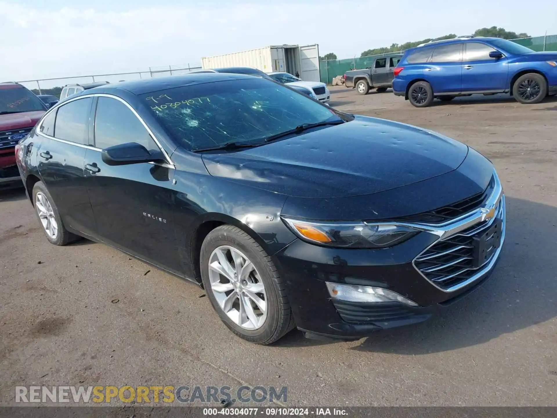 1 Photograph of a damaged car 1G1ZD5ST7KF104557 CHEVROLET MALIBU 2019