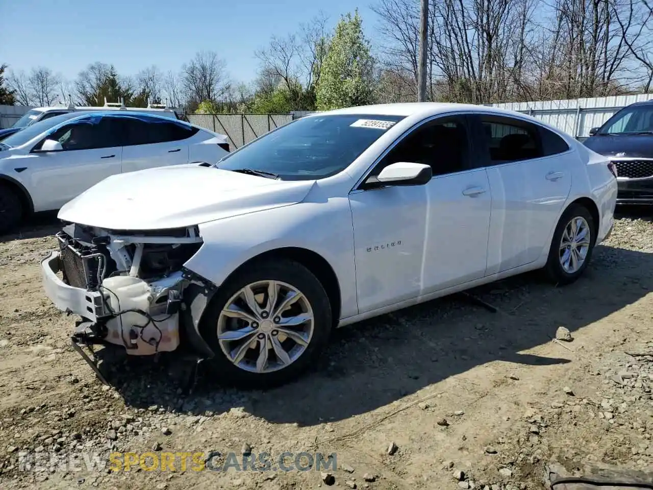 1 Photograph of a damaged car 1G1ZD5ST7KF160644 CHEVROLET MALIBU 2019