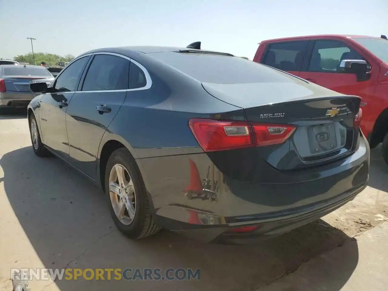 2 Photograph of a damaged car 1G1ZB5ST5LF011849 CHEVROLET MALIBU 2020