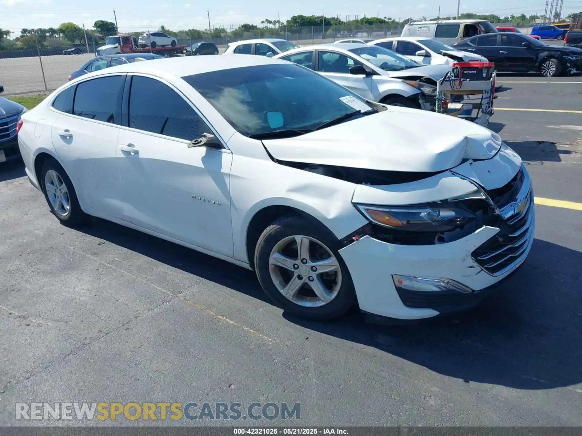 1 fotografías del automóvil dañado 1G1ZB5ST5LF117072 CHEVROLET MALIBU 2020