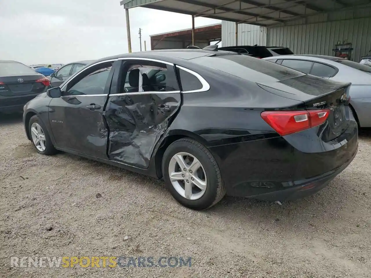 2 Photograph of a damaged car 1G1ZC5ST3LF144607 CHEVROLET MALIBU 2020