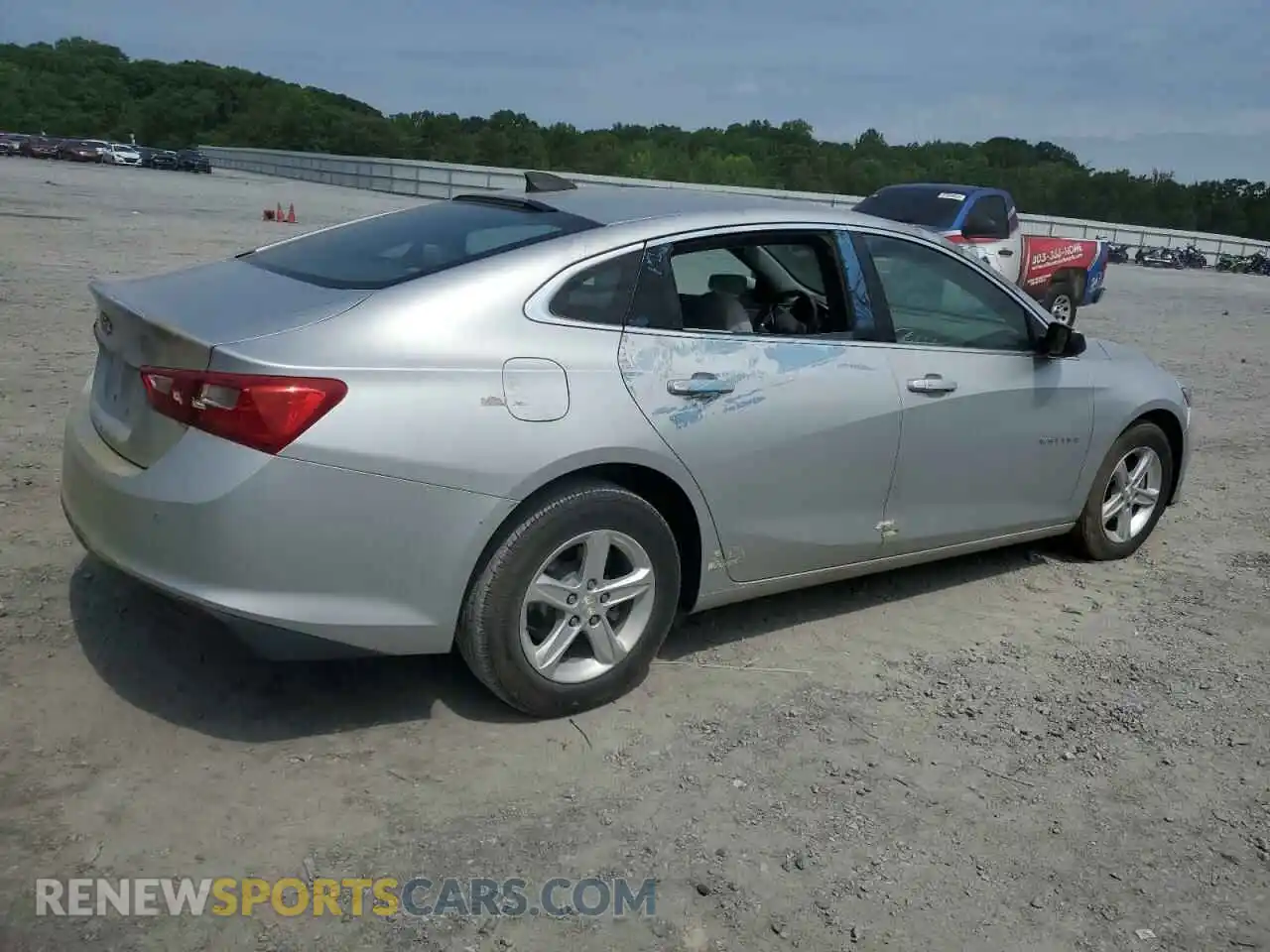 3 Photograph of a damaged car 1G1ZC5ST4LF100356 CHEVROLET MALIBU 2020