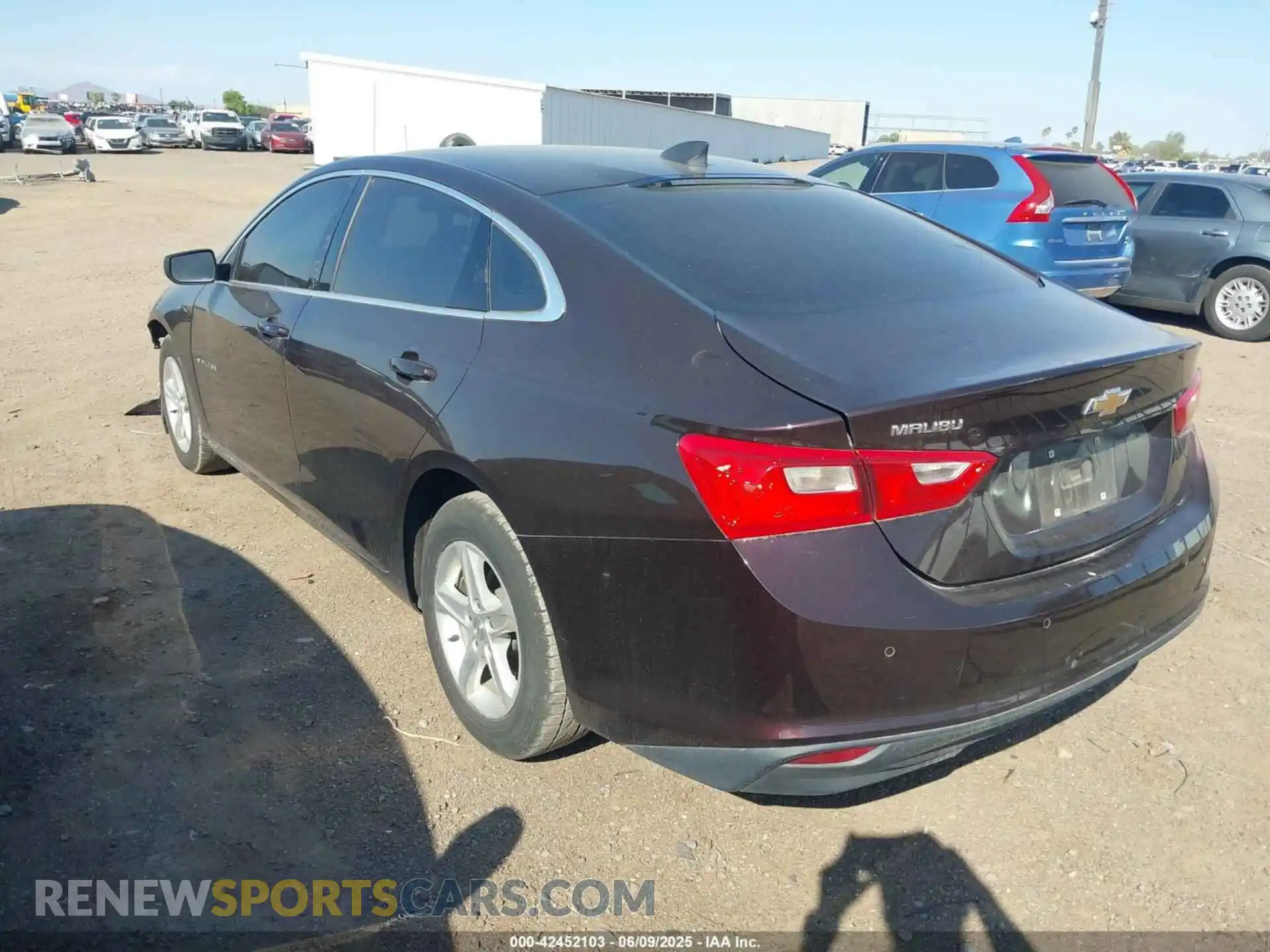 3 Photograph of a damaged car 1G1ZC5ST4LF111065 CHEVROLET MALIBU 2020