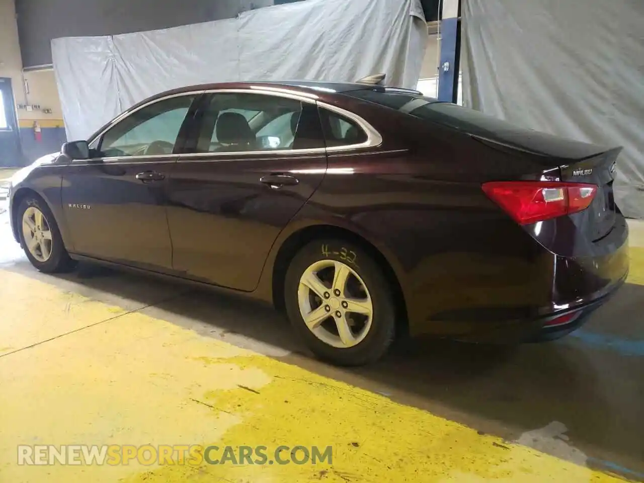 2 Photograph of a damaged car 1G1ZC5ST5LF023075 CHEVROLET MALIBU 2020