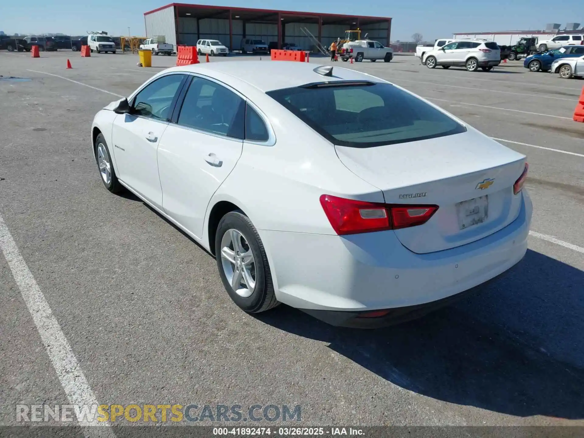 3 Photograph of a damaged car 1G1ZC5ST9LF142232 CHEVROLET MALIBU 2020