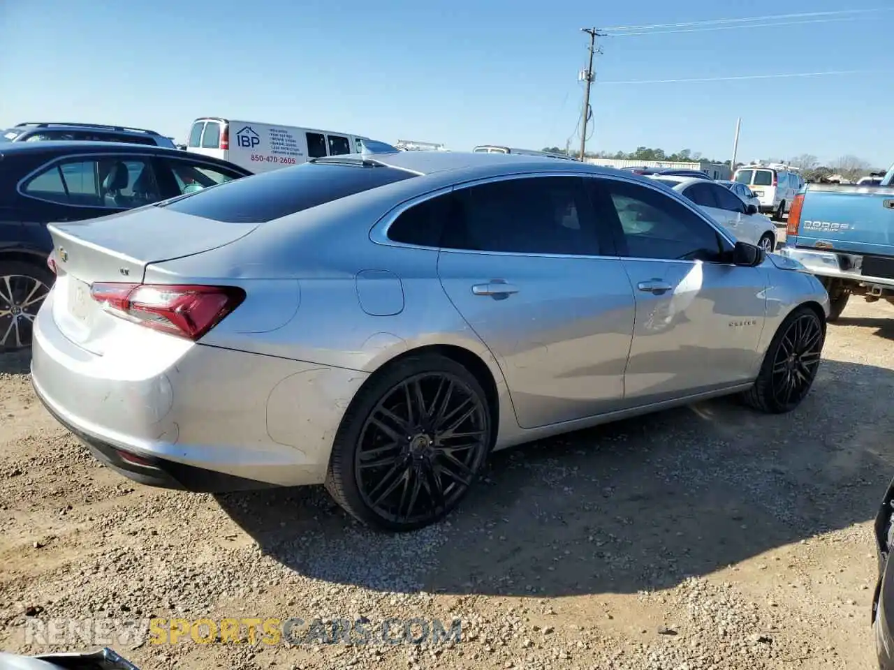 3 Photograph of a damaged car 1G1ZD5ST0LF045255 CHEVROLET MALIBU 2020