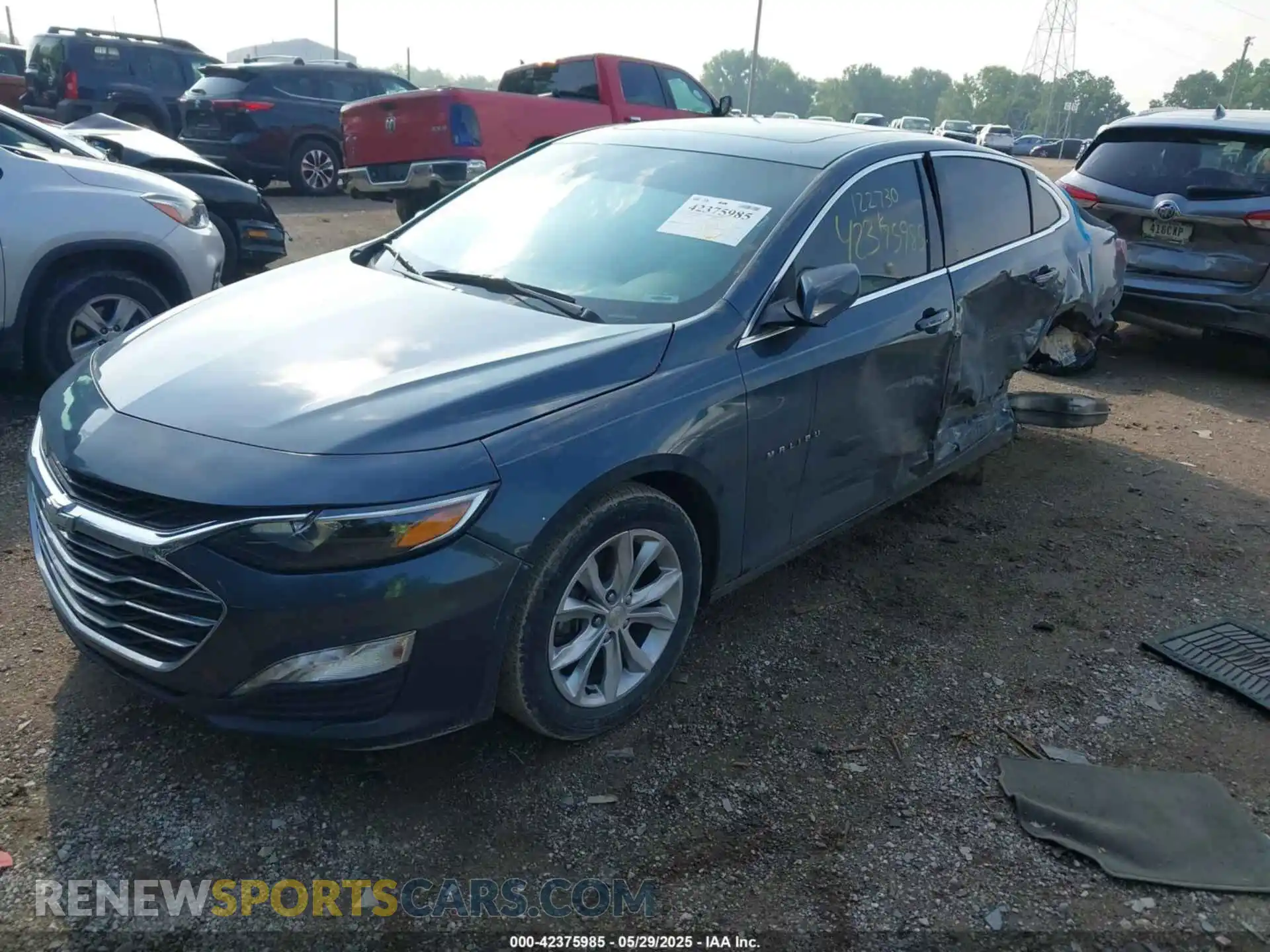 2 Фотография поврежденного автомобиля 1G1ZD5ST6LF122730 CHEVROLET MALIBU 2020