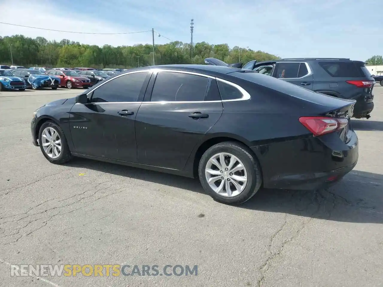 2 Photograph of a damaged car 1G1ZD5ST7LF092413 CHEVROLET MALIBU 2020