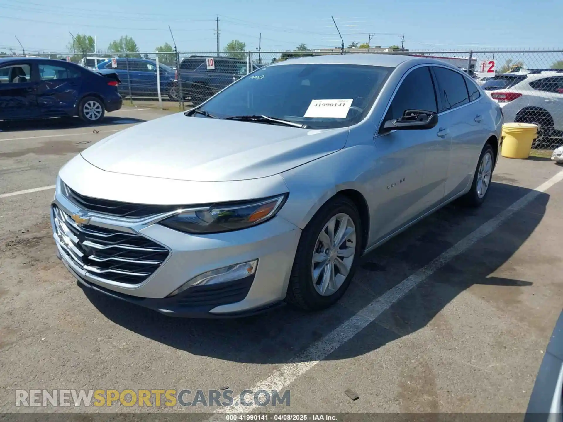 2 Photograph of a damaged car 1G1ZD5ST9LF032875 CHEVROLET MALIBU 2020
