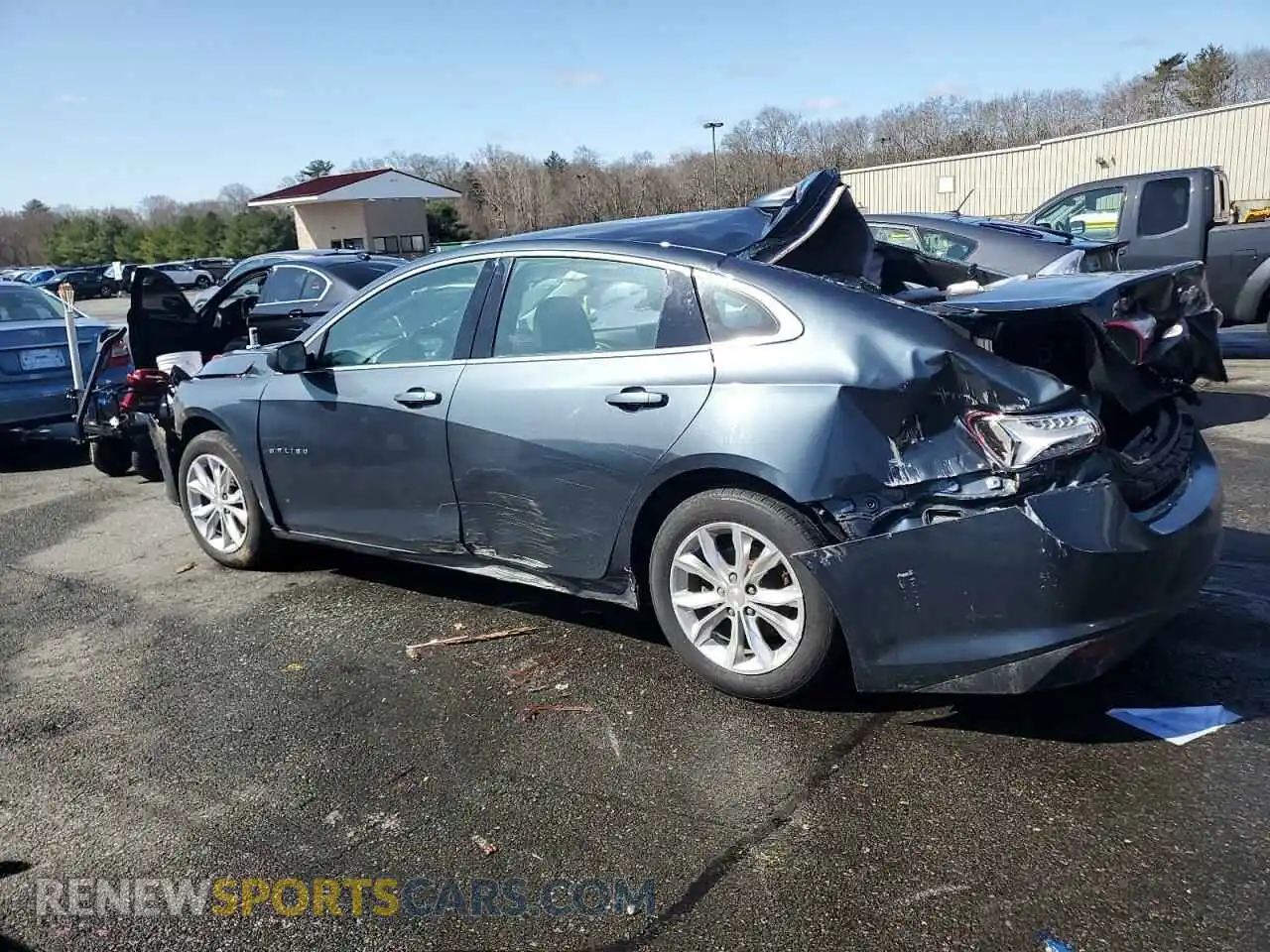 2 Photograph of a damaged car 1G1ZD5ST9LF116811 CHEVROLET MALIBU 2020