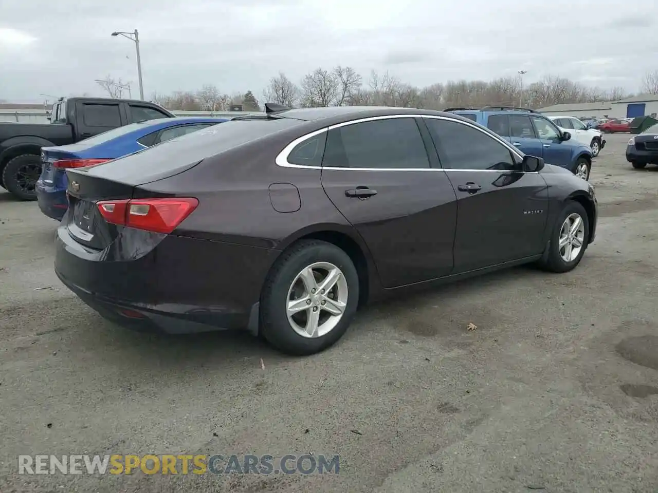 3 Photograph of a damaged car 1G1ZB5ST0MF041827 CHEVROLET MALIBU 2021