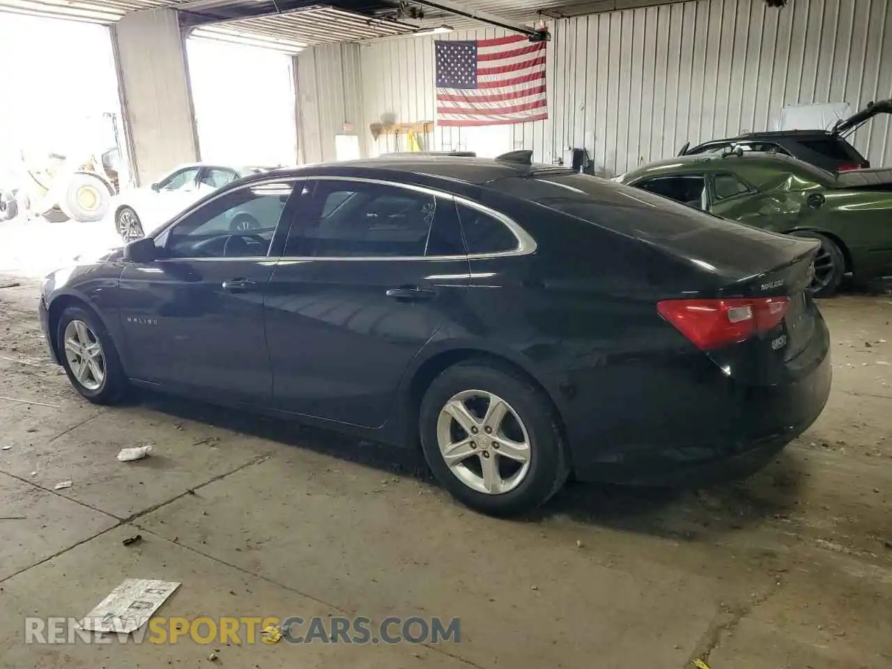 2 Photograph of a damaged car 1G1ZB5ST0MF050186 CHEVROLET MALIBU 2021