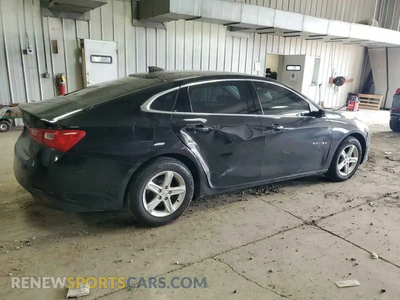3 Photograph of a damaged car 1G1ZB5ST0MF050186 CHEVROLET MALIBU 2021