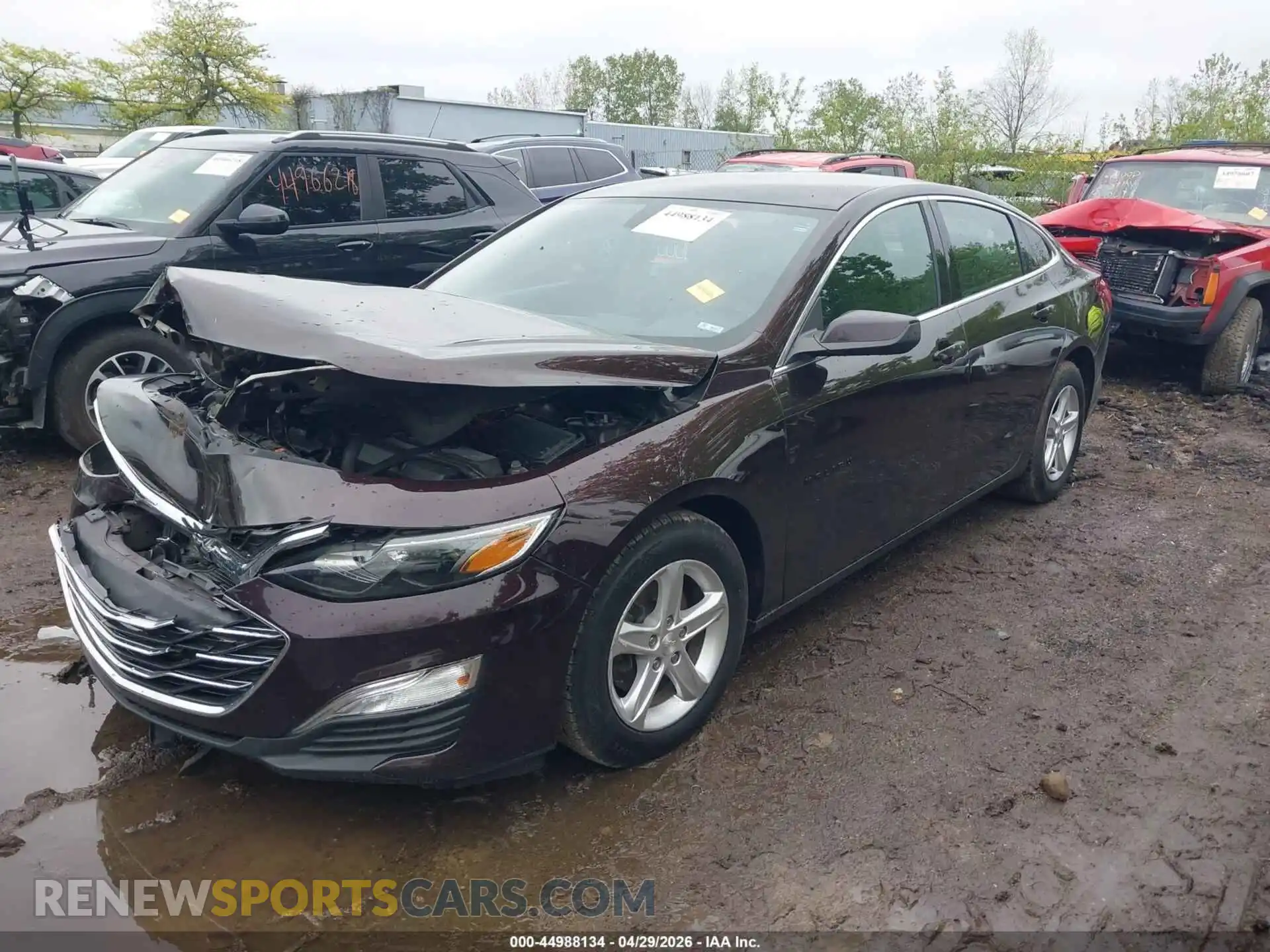 2 fotografías del automóvil dañado 1G1ZB5ST0MF057994 CHEVROLET MALIBU 2021