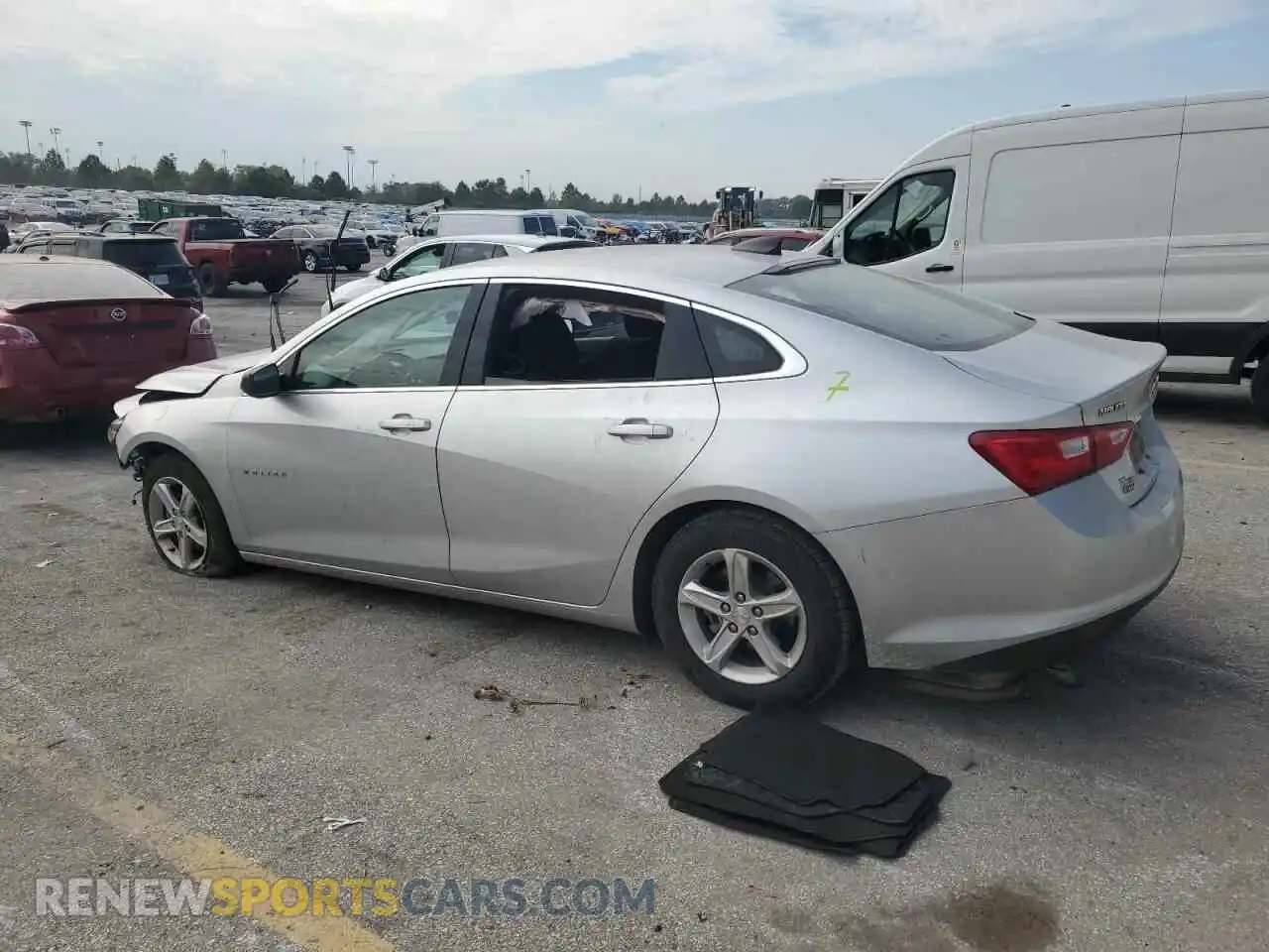 2 Photograph of a damaged car 1G1ZB5ST0MF085701 CHEVROLET MALIBU 2021