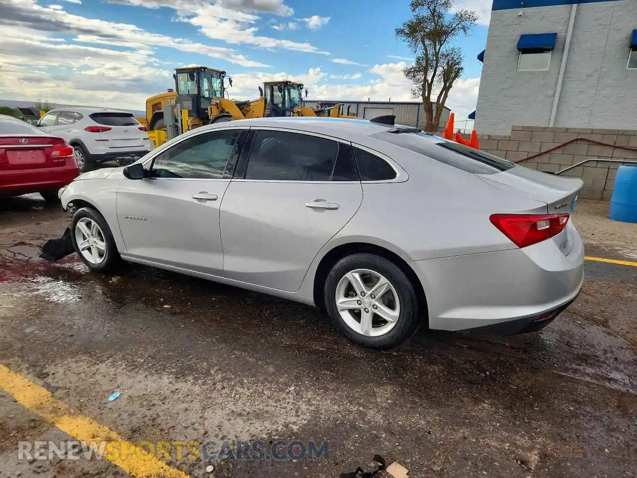 2 Photograph of a damaged car 1G1ZB5ST1MF032599 CHEVROLET MALIBU 2021